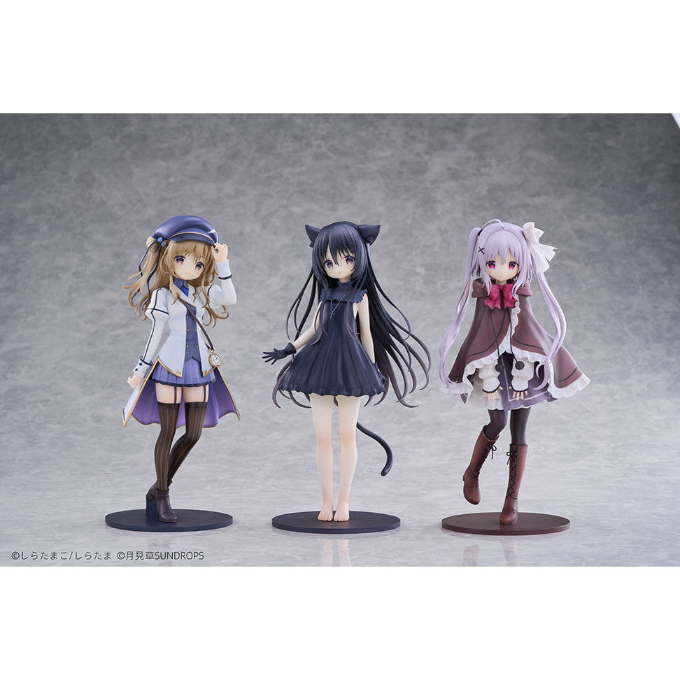【中古即納】[FIG] アクリルキーホルダー3種&ホワイトボード3種付属 ノワール ねり カルハ コンプリートセット 星空鉄道とシロの旅 1/7 完成品 フィギュア 月見草 SUNDROPS(20251231)