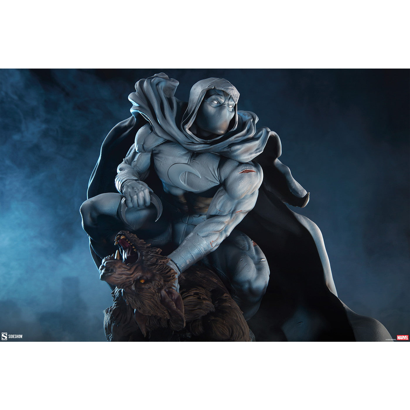 【新品即納】[FIG] プレミアム・フォーマット・フィギュア ムーンナイト(ウェアウルフ・バイ・ナイト) マーベル・コミック 完成品 フィギュア サイドショウ(20251231)