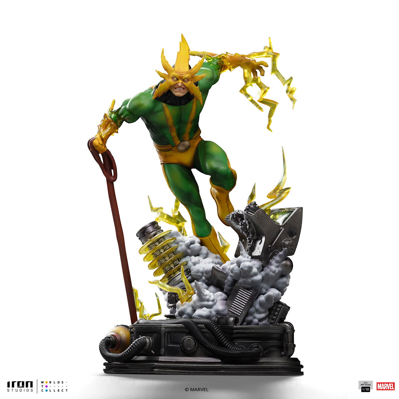 【予約安心出荷】[FIG] バトルジオラマ・シリーズ エレクトロ[コミック] マーベル 1/10 スタチュー 完成品 フィギュア アイアンスタジオ(2025年12月)