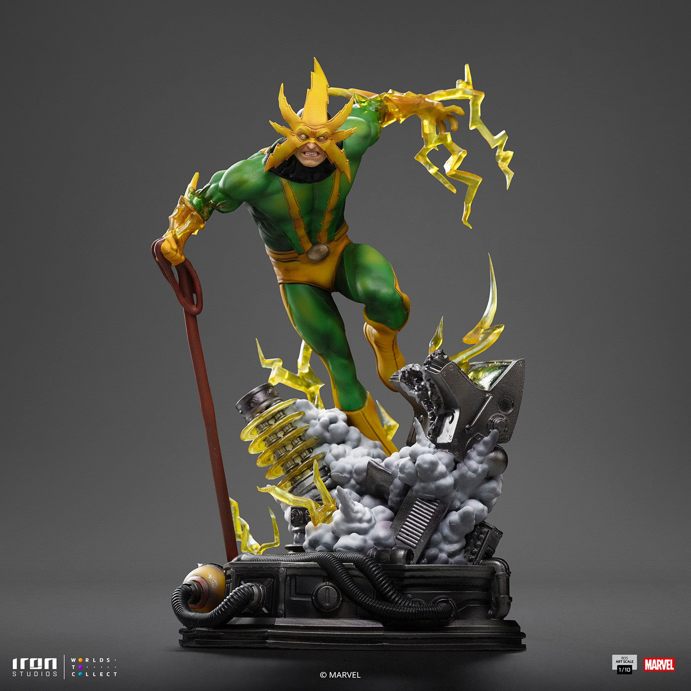 【新品即納】[FIG] バトルジオラマ・シリーズ エレクトロ[コミック] マーベル 1/10 スタチュー 完成品 フィギュア アイアンスタジオ(20251231)
