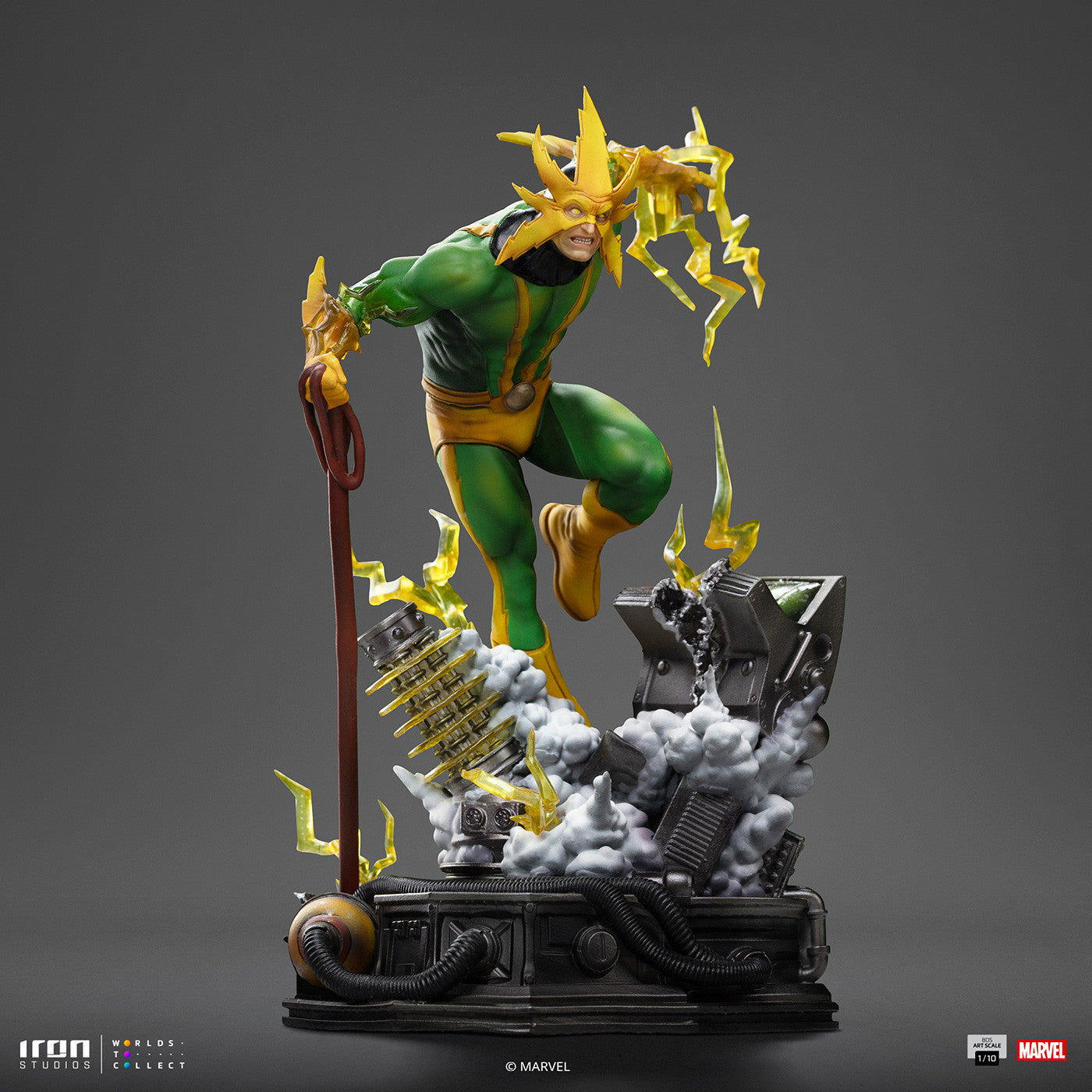 【新品即納】[FIG] バトルジオラマ・シリーズ エレクトロ[コミック] マーベル 1/10 スタチュー 完成品 フィギュア アイアンスタジオ(20251231)