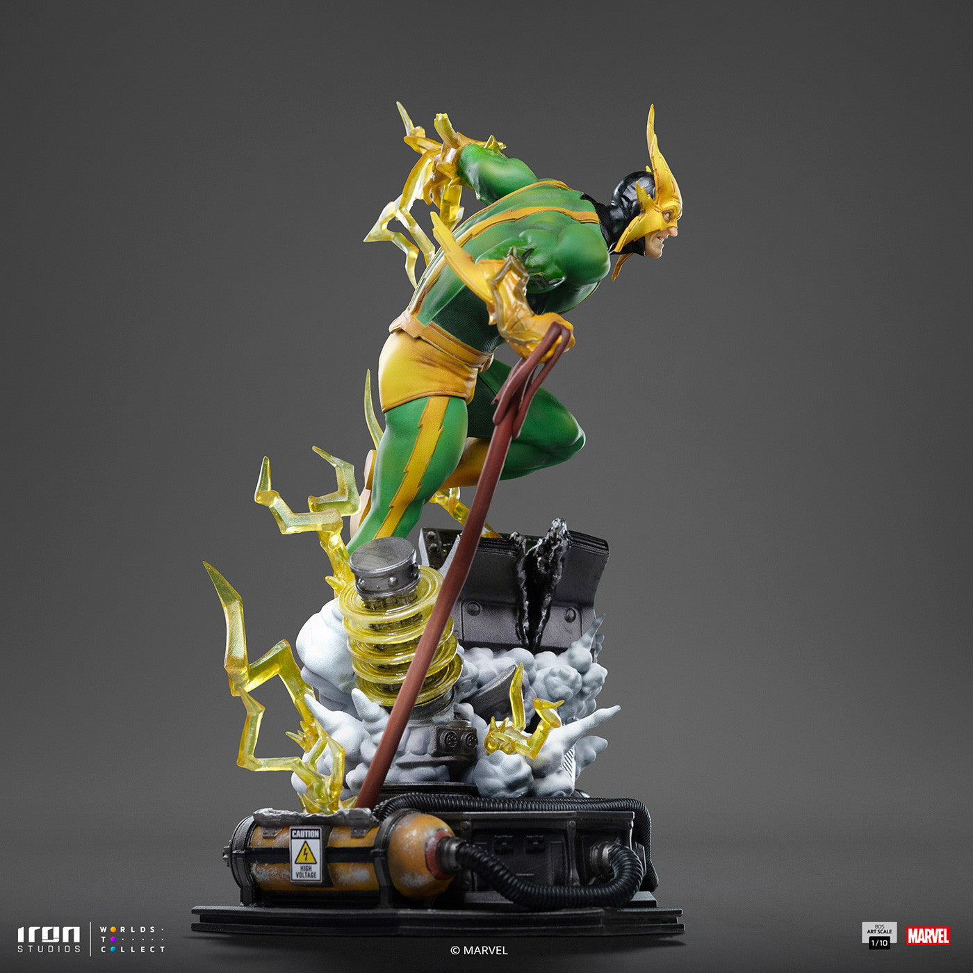 【新品即納】[FIG] バトルジオラマ・シリーズ エレクトロ[コミック] マーベル 1/10 スタチュー 完成品 フィギュア アイアンスタジオ(20251231)