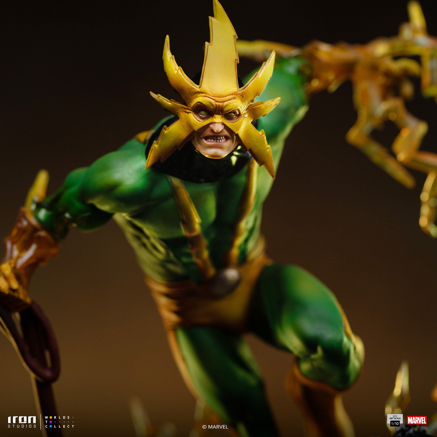 【新品即納】[FIG] バトルジオラマ・シリーズ エレクトロ[コミック] マーベル 1/10 スタチュー 完成品 フィギュア アイアンスタジオ(20251231)