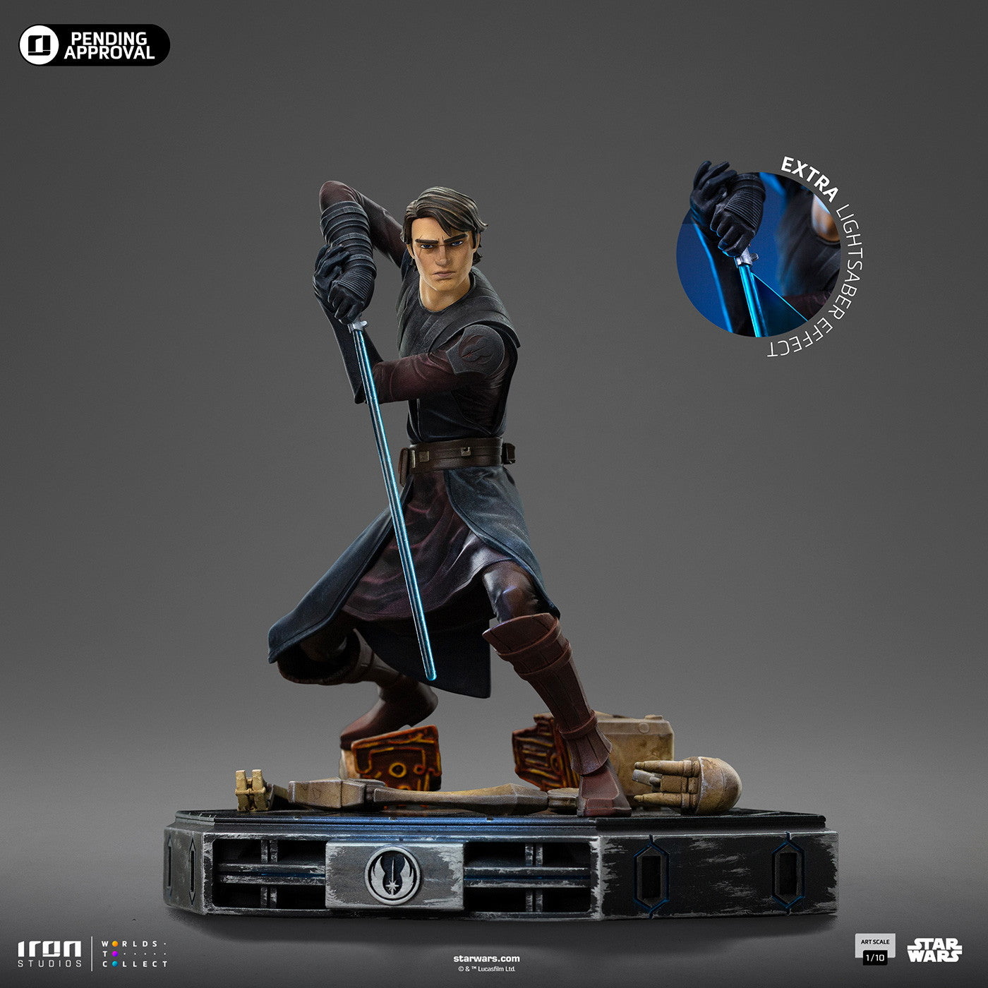 【予約安心出荷】[FIG] 「アートスケール」 アナキン・スカイウォーカー[アニメ『クローン・ウォーズ』] アイアン・スタジオ スタチュー STAR WARS(スター・ウォーズ) 1/10 完成品 フィギュア アイアンスタジオ(2025年12月)