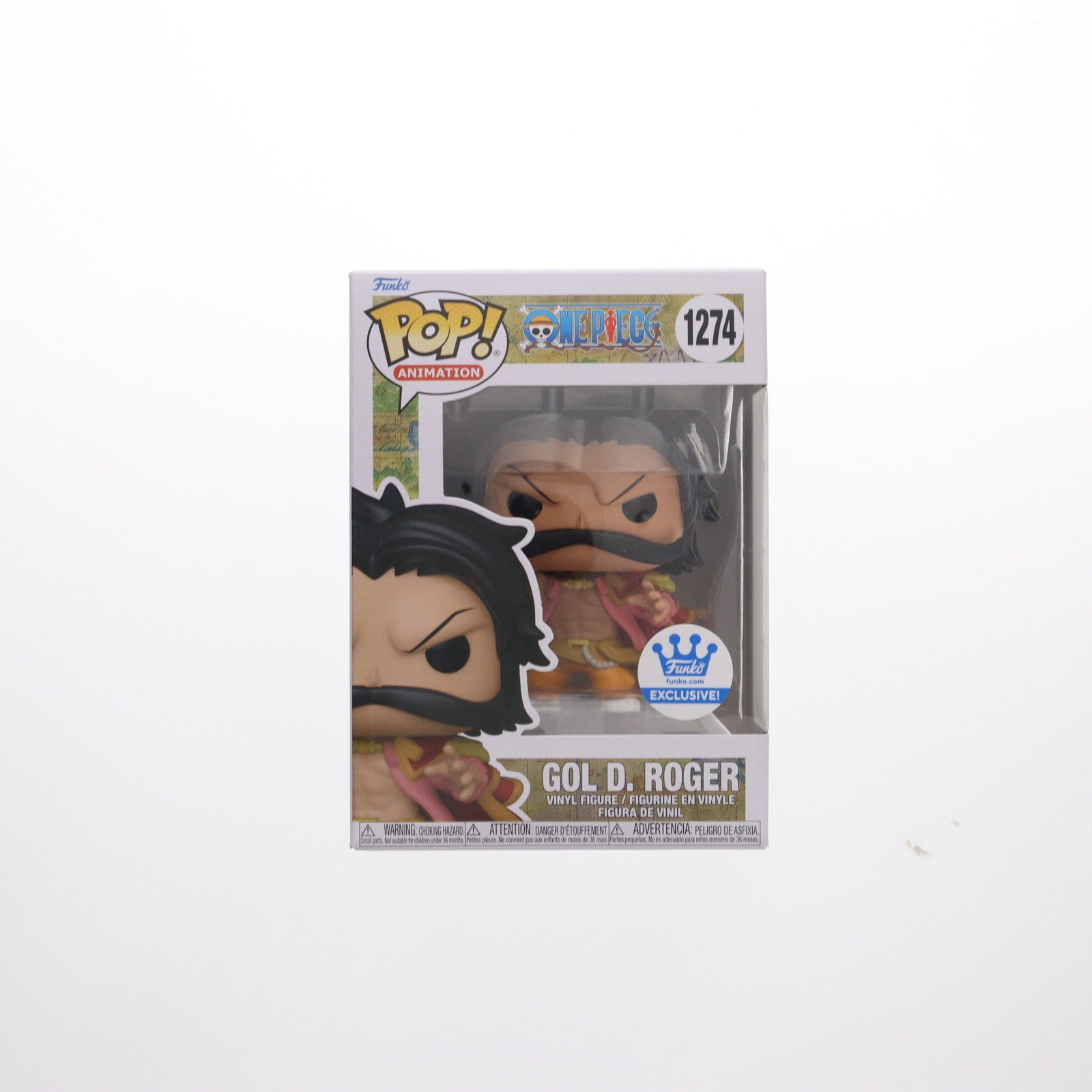 【中古即納】[FIG] FUNKOショップ限定 POP! ANIMATION 1274 ゴール・D・ロジャー ONE PIECE(ワンピース) 完成品 フィギュア FUNKO(ファンコ)(20231231)