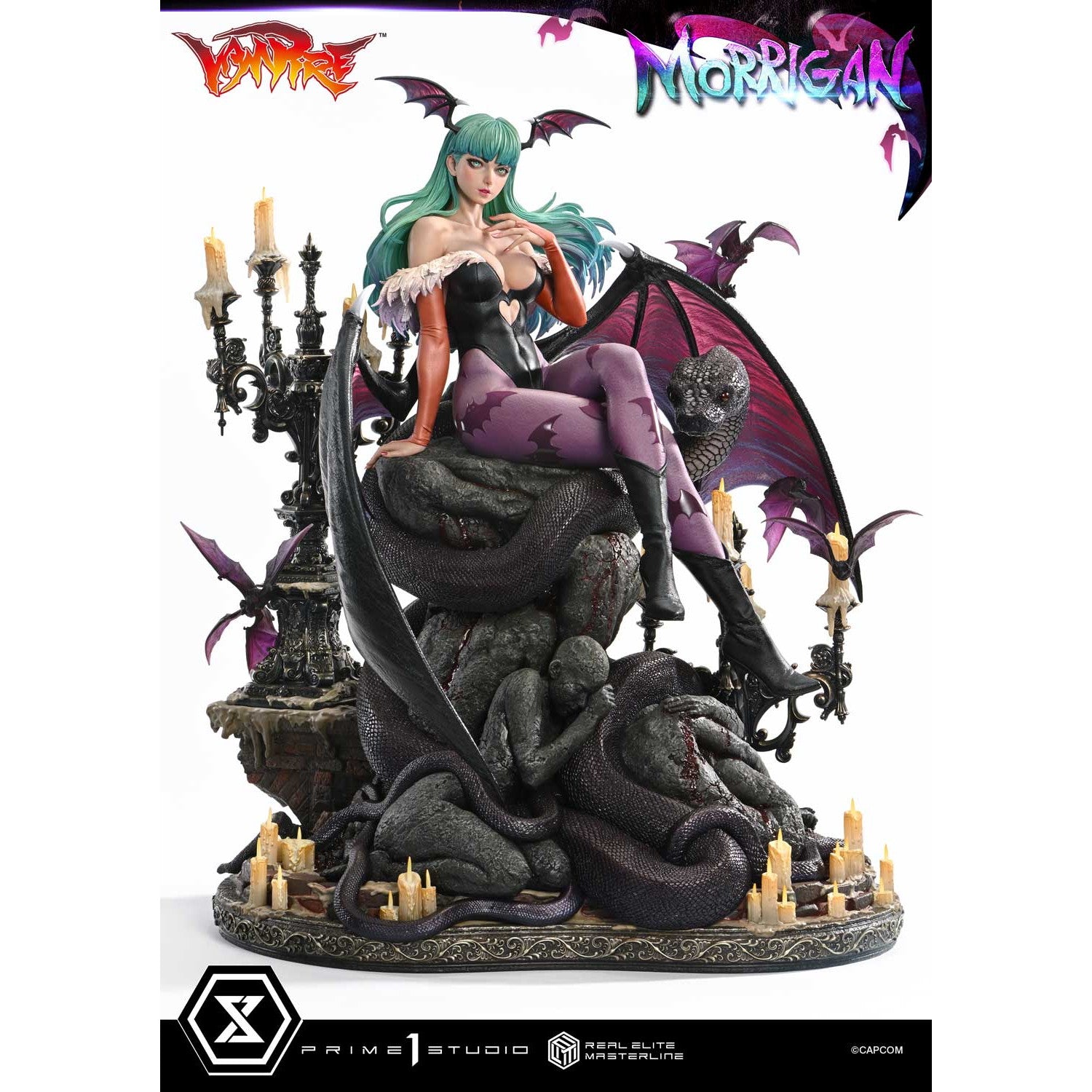 【予約安心出荷】[FIG] リアルエリートマスターライン モリガン ヴァンパイア 1/4 完成品 フィギュア(REMDKS-01) プライム1スタジオ(2026年10月)