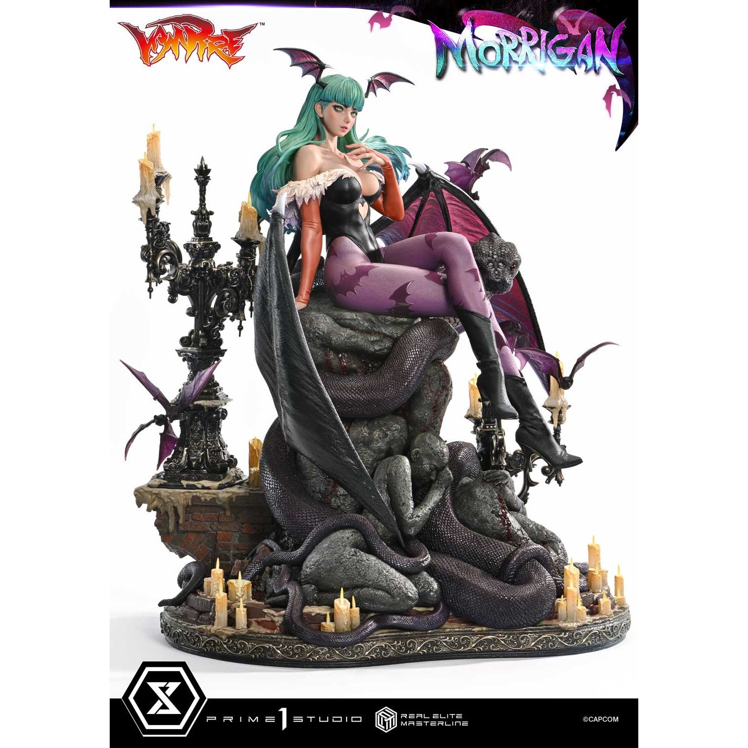 【予約安心出荷】[FIG] リアルエリートマスターライン モリガン ヴァンパイア 1/4 完成品 フィギュア(REMDKS-01) プライム1スタジオ(2026年10月)