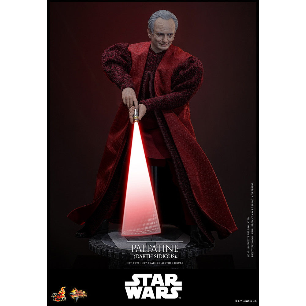 【予約安心出荷】[FIG] ムービー・マスターピース パルパティーン(ダース・シディアス) STAR WARS(スター・ウォーズ) エピソード3/シスの復讐 1/6 完成品 可動フィギュア(MM#805) ホットトイズ(2026年7月)