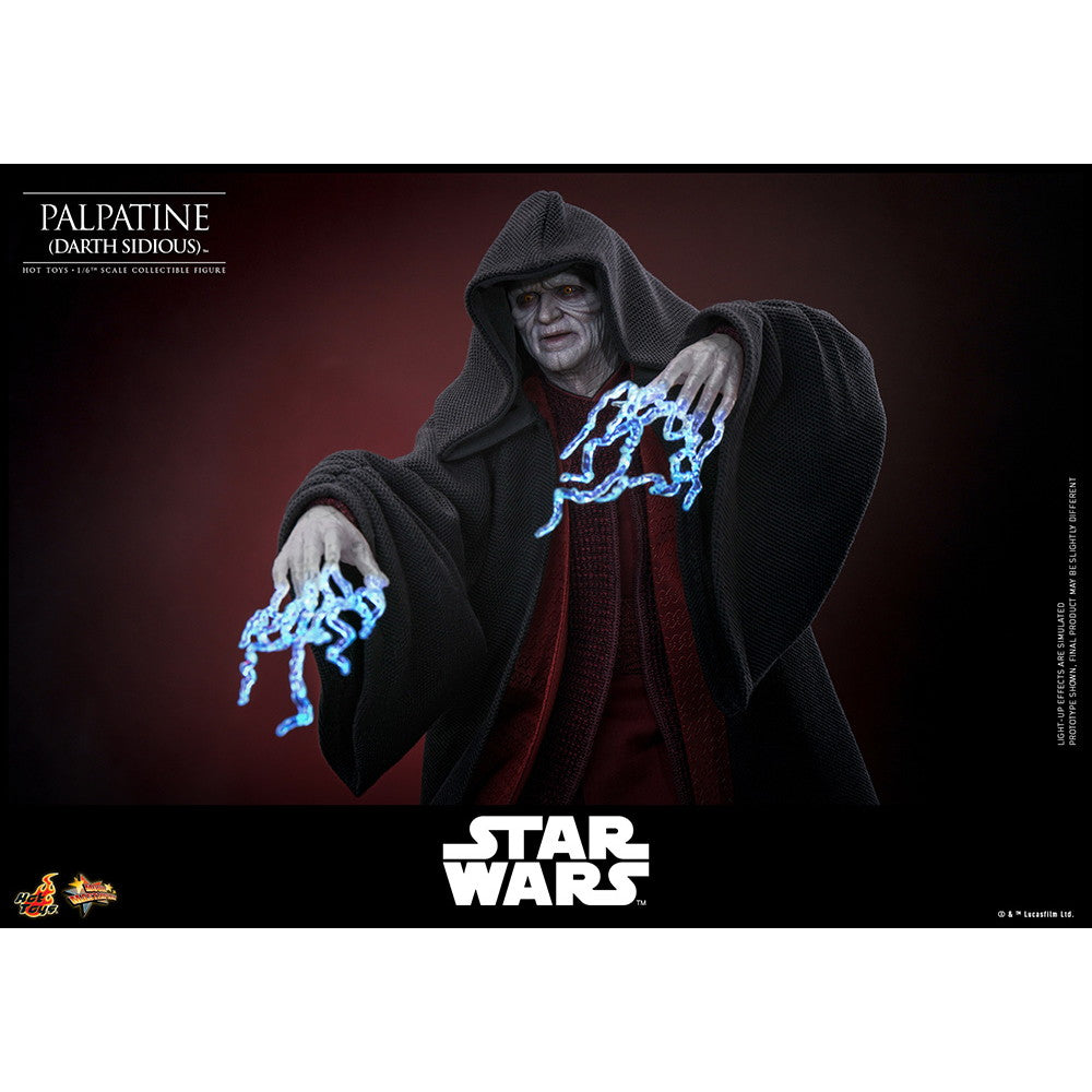 【予約安心出荷】[FIG] ムービー・マスターピース パルパティーン(ダース・シディアス) STAR WARS(スター・ウォーズ) エピソード3/シスの復讐 1/6 完成品 可動フィギュア(MM#805) ホットトイズ(2026年7月)