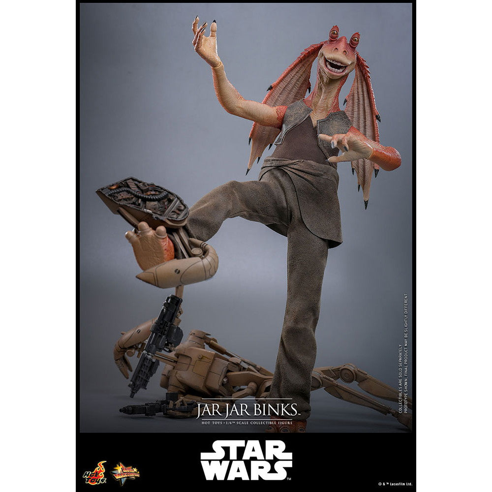 【予約安心出荷】[FIG] ムービー・マスターピース ジャー・ジャー・ビンクス STAR WARS(スター・ウォーズ) エピソード1/ファントム・メナス 1/6 完成品 可動フィギュア(MM#807) ホットトイズ(2026年8月)