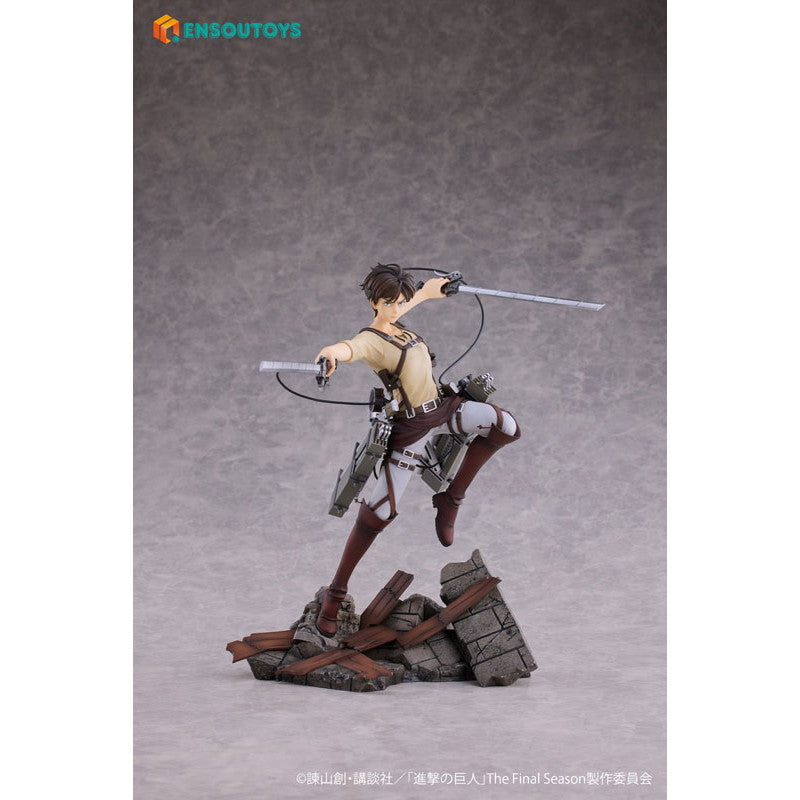 【予約安心出荷】[FIG] エレン・イェーガー 進撃の巨人 1/7 完成品 フィギュア ENSOUTOYS(エンソウトイズ)(2026年9月)