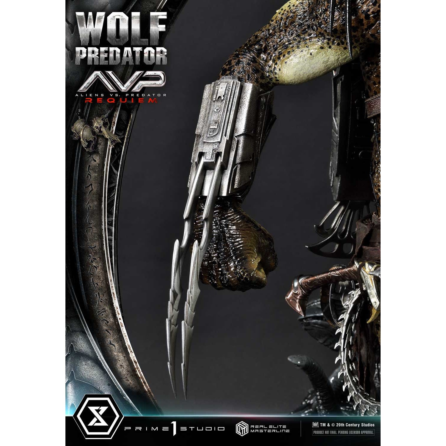 【予約安心出荷】[FIG] リアルエリートマスターライン ウルフプレデター AVP2 エイリアンズVS.プレデター 1/3 完成品 フィギュア(REMAVP-01) プライム1スタジオ(2026年10月)