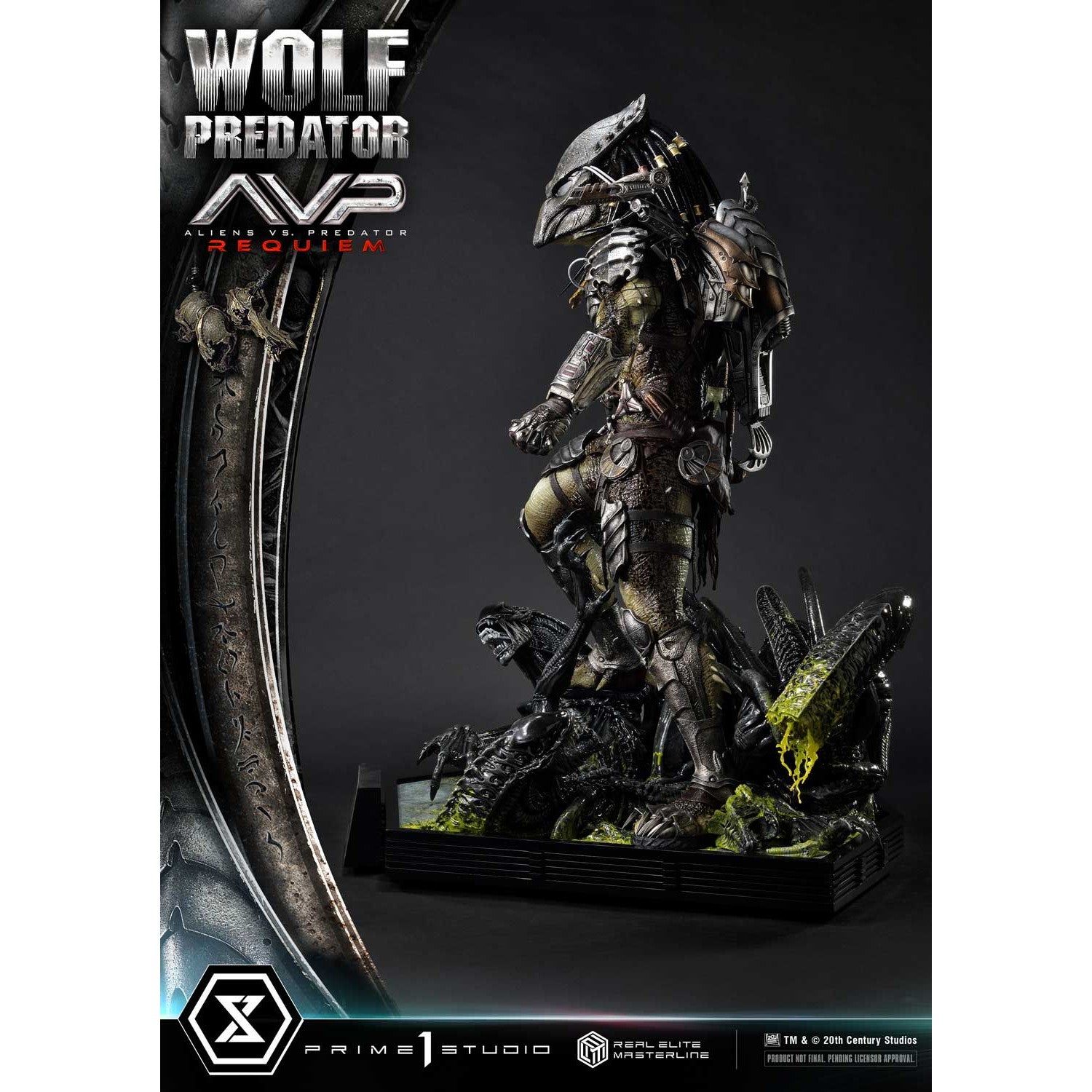 【予約安心出荷】[FIG] リアルエリートマスターライン ウルフプレデター AVP2 エイリアンズVS.プレデター 1/3 完成品 フィギュア(REMAVP-01) プライム1スタジオ(2026年10月)