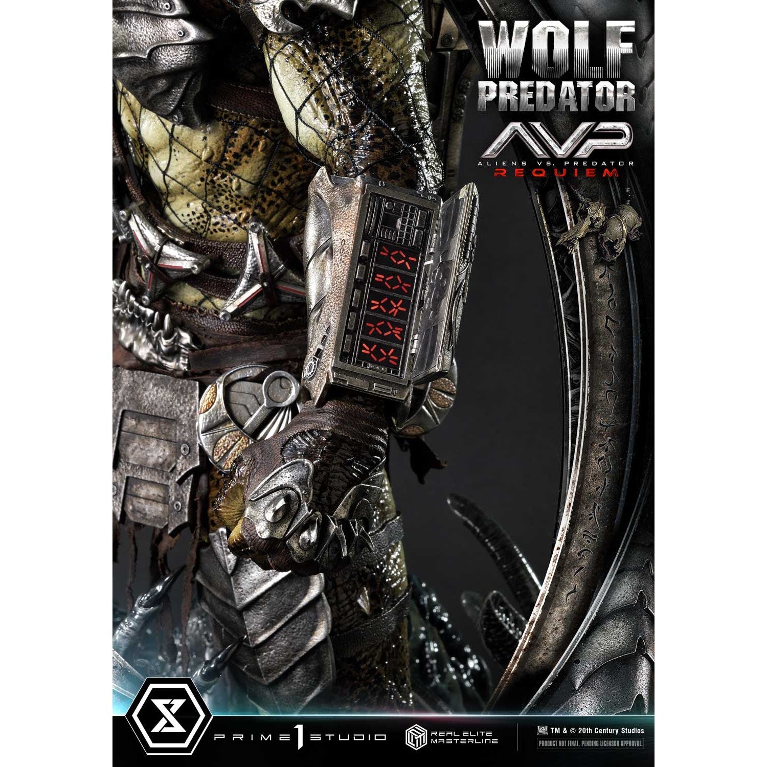 【予約安心出荷】[FIG] リアルエリートマスターライン ウルフプレデター AVP2 エイリアンズVS.プレデター 1/3 完成品 フィギュア(REMAVP-01) プライム1スタジオ(2026年10月)