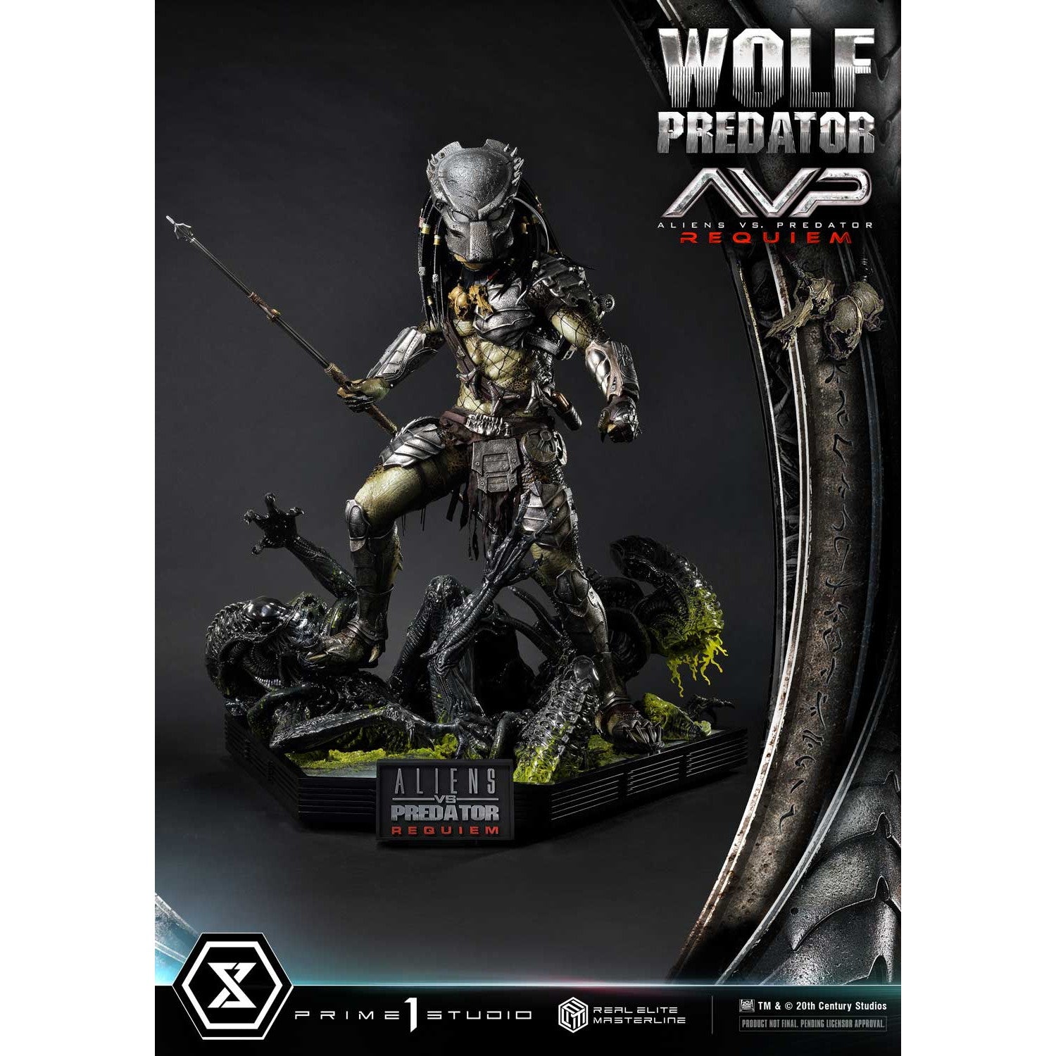 【予約安心出荷】[FIG] リアルエリートマスターライン ウルフプレデター DX版 AVP2 エイリアンズVS.プレデター 1/3 完成品 フィギュア(REMAVP-01DX) プライム1スタジオ(2026年10月)