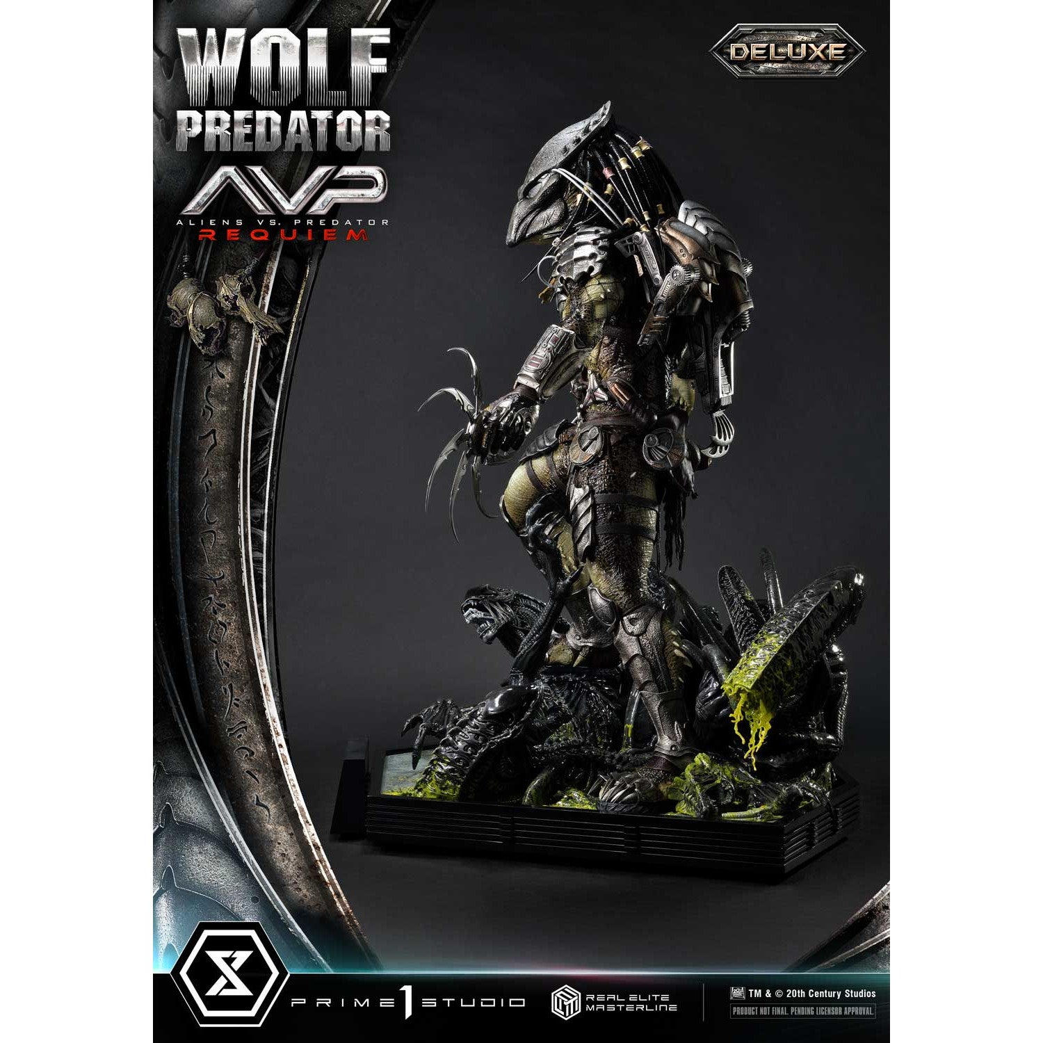 【予約安心出荷】[FIG] リアルエリートマスターライン ウルフプレデター DX版 AVP2 エイリアンズVS.プレデター 1/3 完成品 フィギュア(REMAVP-01DX) プライム1スタジオ(2026年10月)