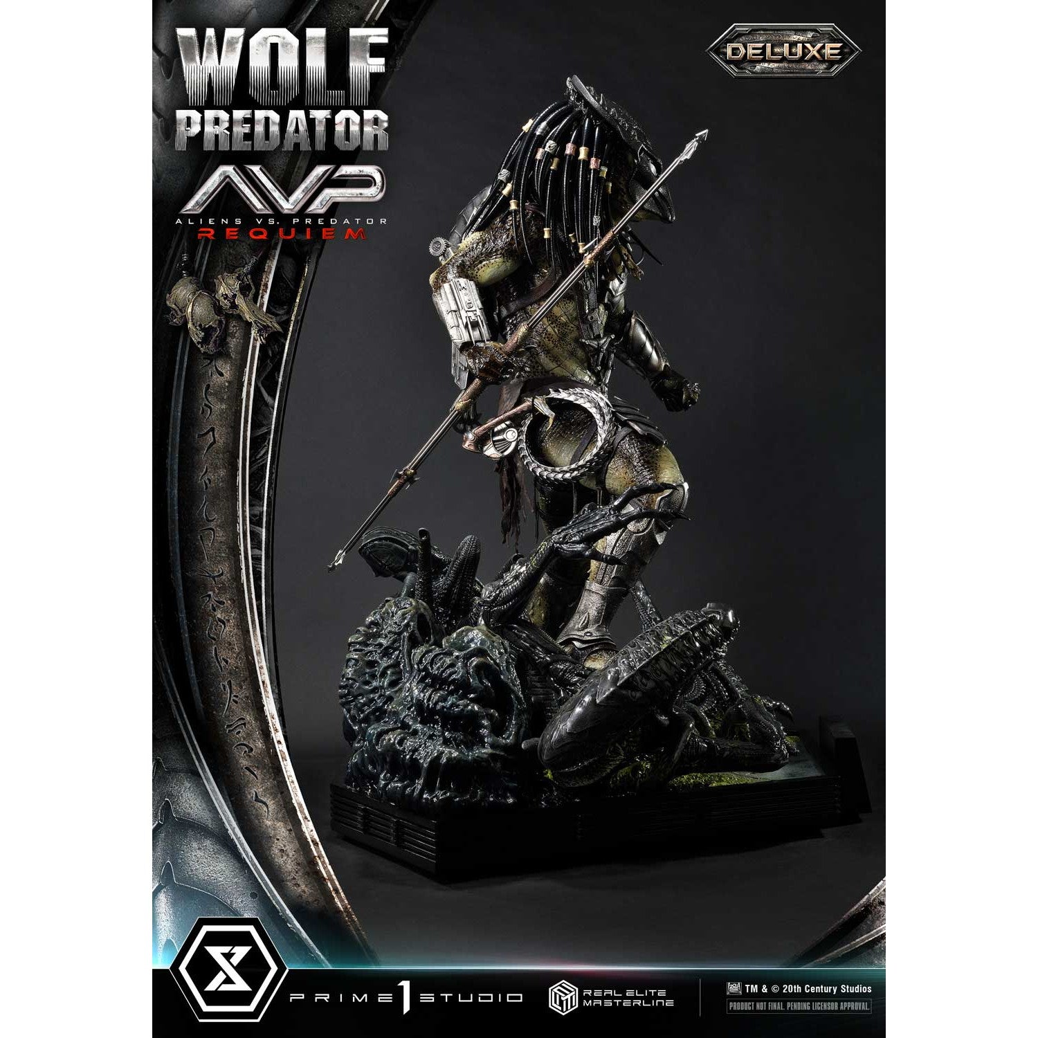 【予約安心出荷】[FIG] リアルエリートマスターライン ウルフプレデター DX版 AVP2 エイリアンズVS.プレデター 1/3 完成品 フィギュア(REMAVP-01DX) プライム1スタジオ(2026年10月)