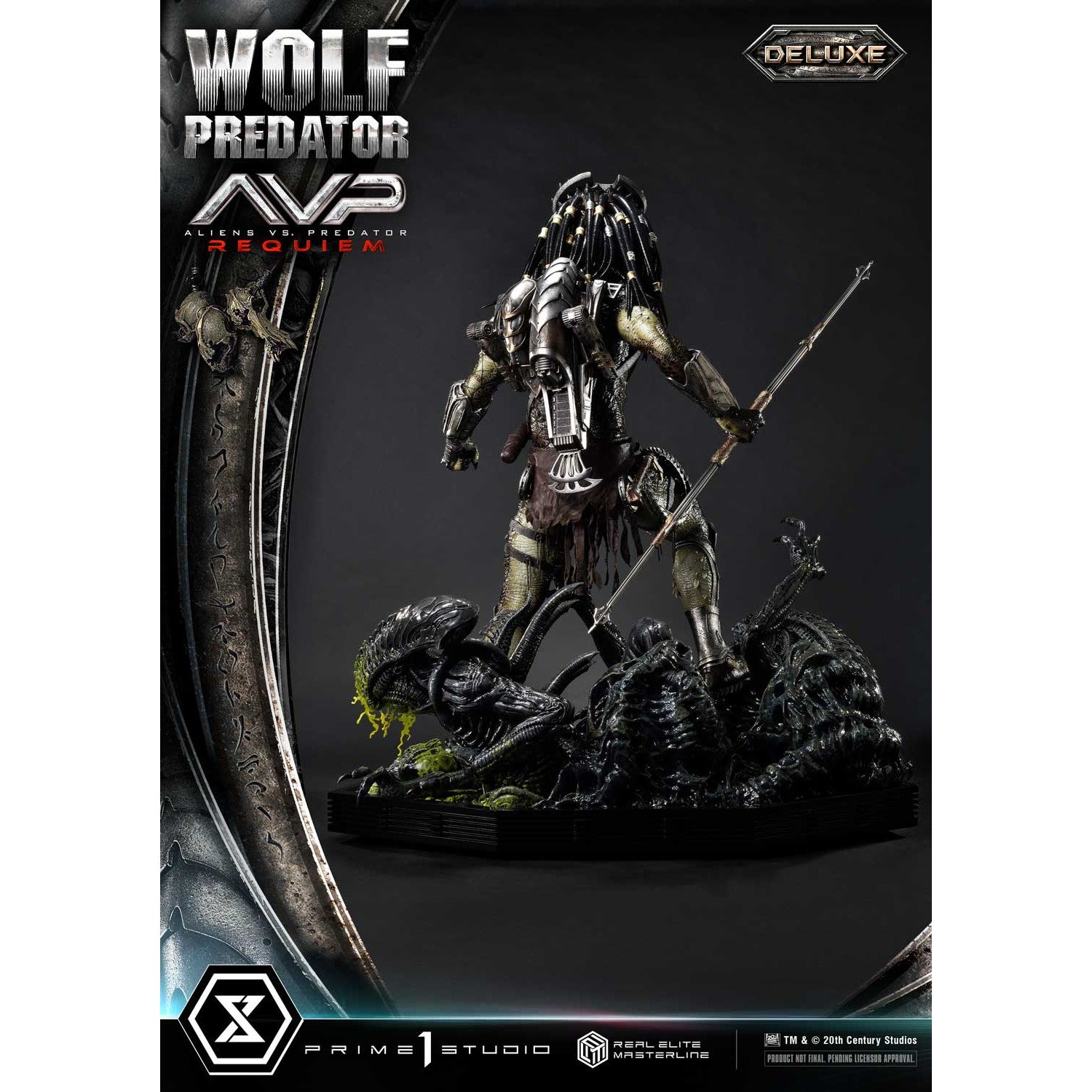 【予約安心出荷】[FIG] リアルエリートマスターライン ウルフプレデター DX版 AVP2 エイリアンズVS.プレデター 1/3 完成品 フィギュア(REMAVP-01DX) プライム1スタジオ(2026年10月)