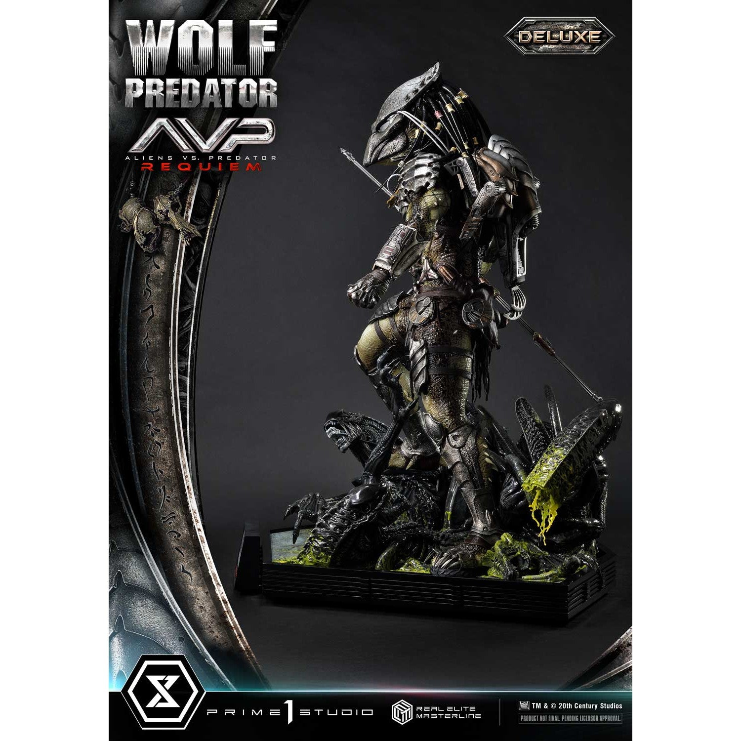 【予約安心出荷】[FIG] リアルエリートマスターライン ウルフプレデター DX版 AVP2 エイリアンズVS.プレデター 1/3 完成品 フィギュア(REMAVP-01DX) プライム1スタジオ(2026年10月)