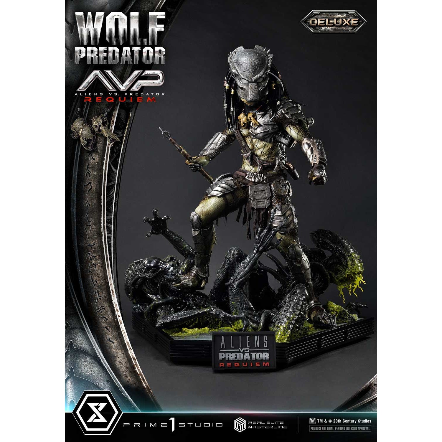 【予約安心出荷】[FIG] リアルエリートマスターライン ウルフプレデター DX版 AVP2 エイリアンズVS.プレデター 1/3 完成品 フィギュア(REMAVP-01DX) プライム1スタジオ(2026年10月)