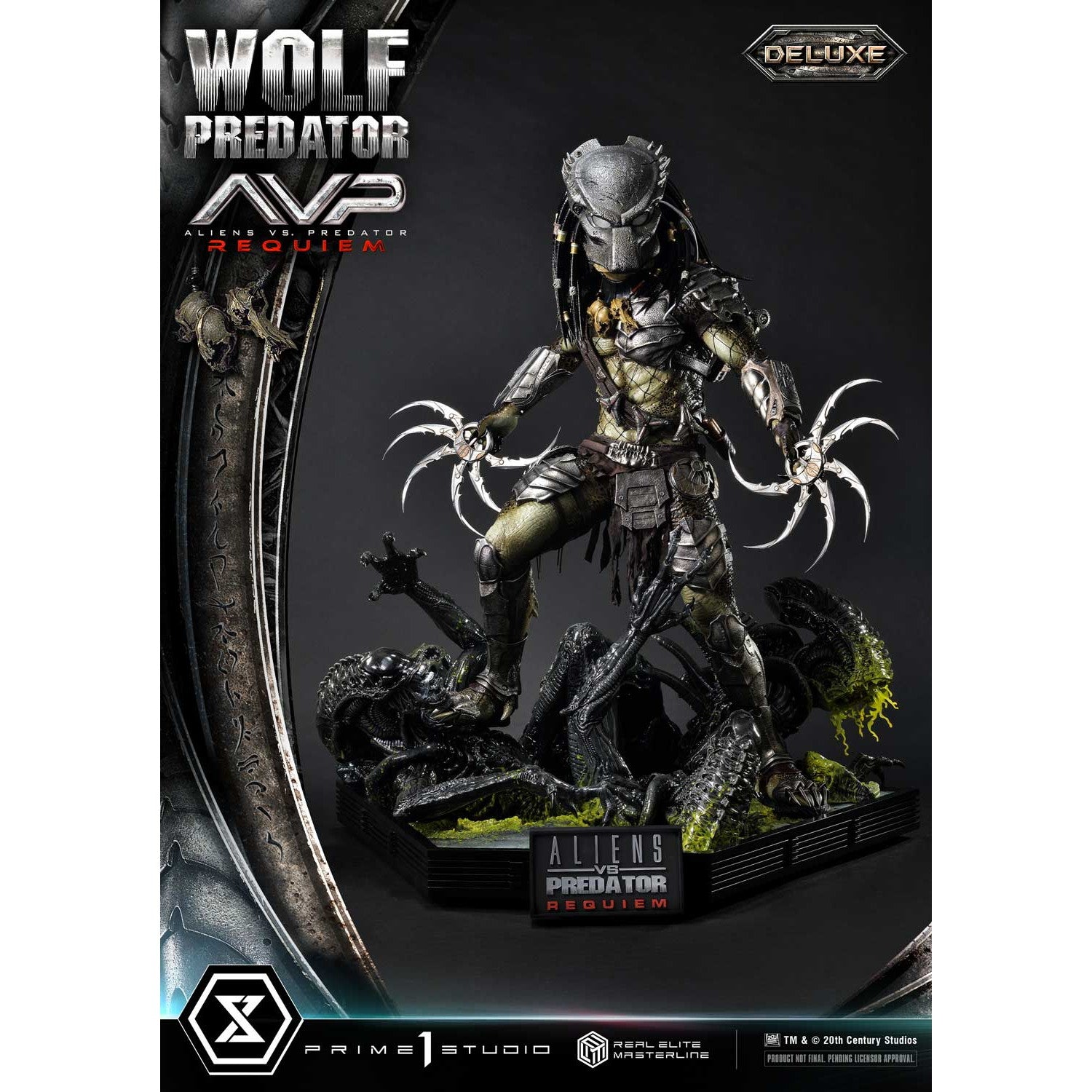 【予約安心出荷】[FIG] リアルエリートマスターライン ウルフプレデター DX版 AVP2 エイリアンズVS.プレデター 1/3 完成品 フィギュア(REMAVP-01DX) プライム1スタジオ(2026年10月)