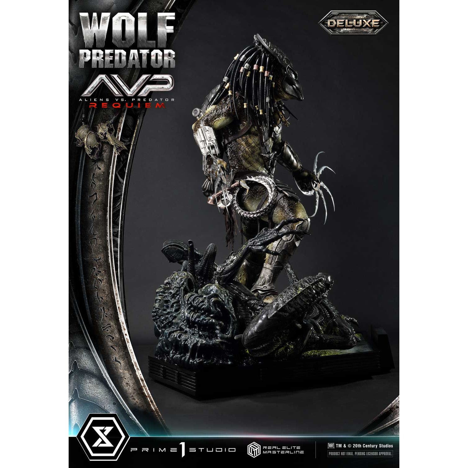 【予約安心出荷】[FIG] リアルエリートマスターライン ウルフプレデター DX版 AVP2 エイリアンズVS.プレデター 1/3 完成品 フィギュア(REMAVP-01DX) プライム1スタジオ(2026年10月)
