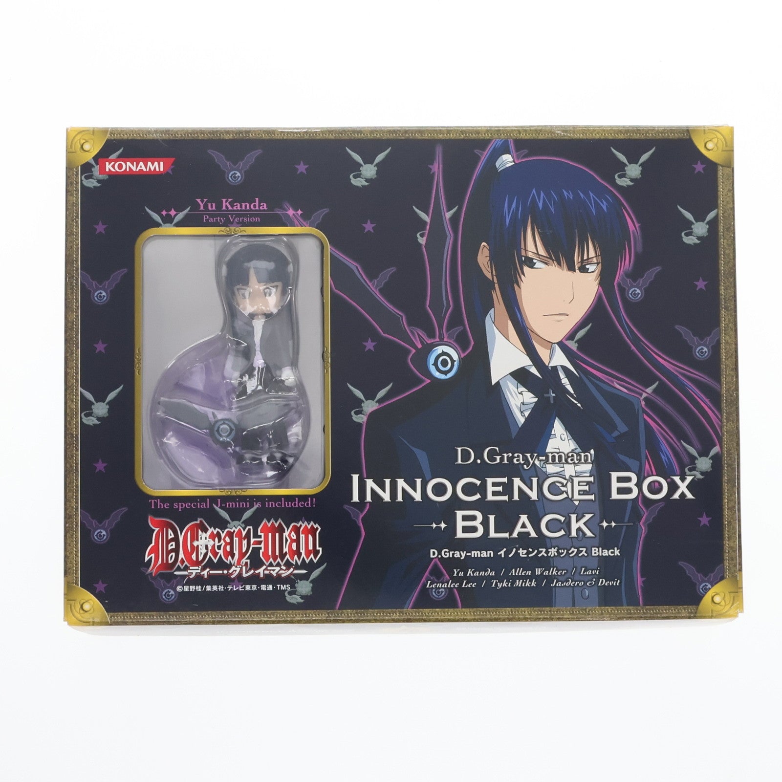 【中古即納】[FIG] D.Gray-man(ディーグレイマン) Innocence Box Black(J-mini 神田ユウ パーティVer.付属) 完成品 フィギュア コナミ(20071213)