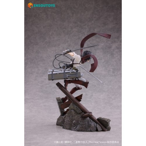 【予約安心出荷】[FIG] キーホルダー付属 ミカサ・アッカーマン 特典版 進撃の巨人 1/7 完成品 フィギュア ENSOUTOYS(エンソウトイズ)(2026年9月)