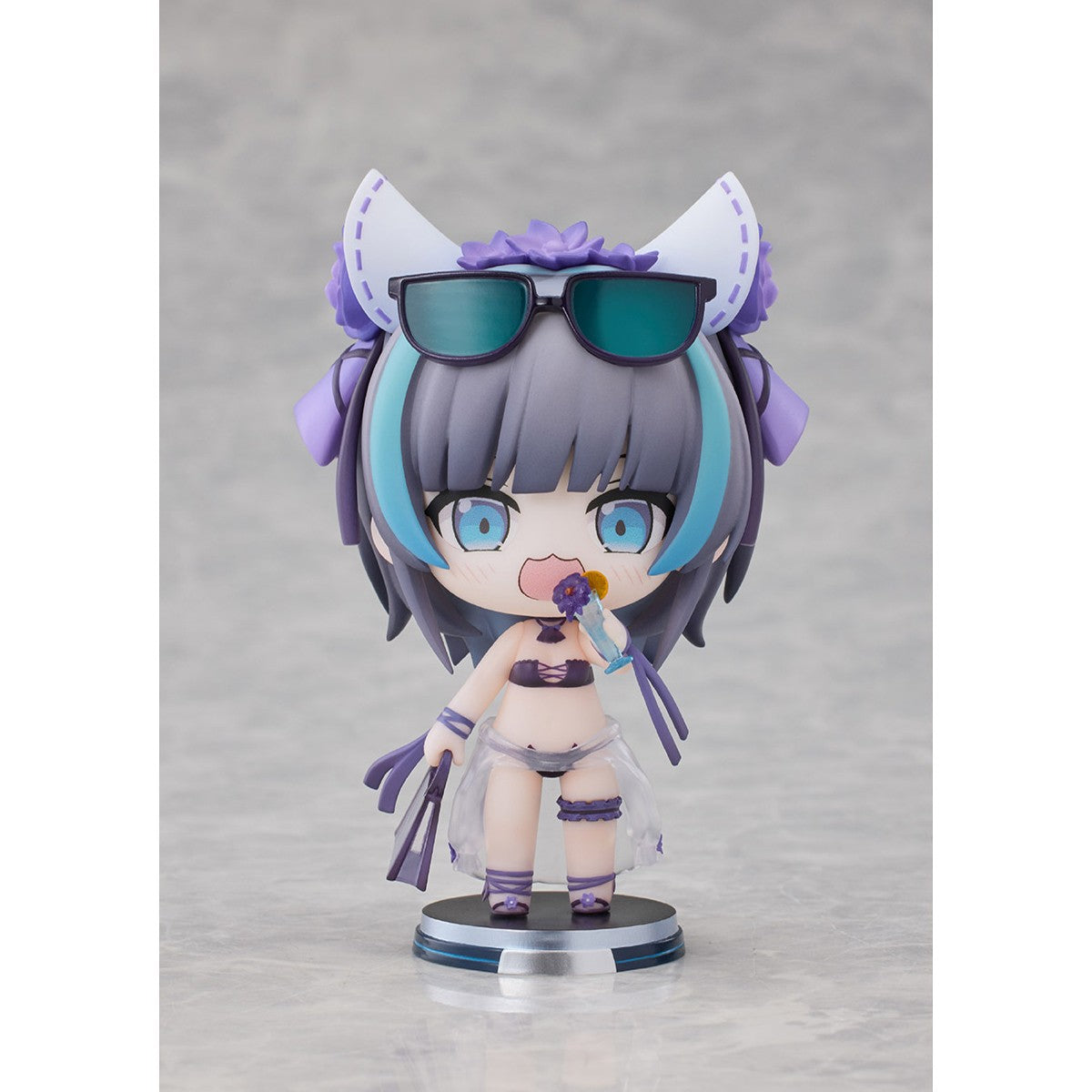 【新品】【お取り寄せ】[FIG] クリアカード付属 チェシャー アズールレーン サマー水着 完成品 デフォルメフィギュア Vol.2 HanaBee(ハナビー)(20260319)