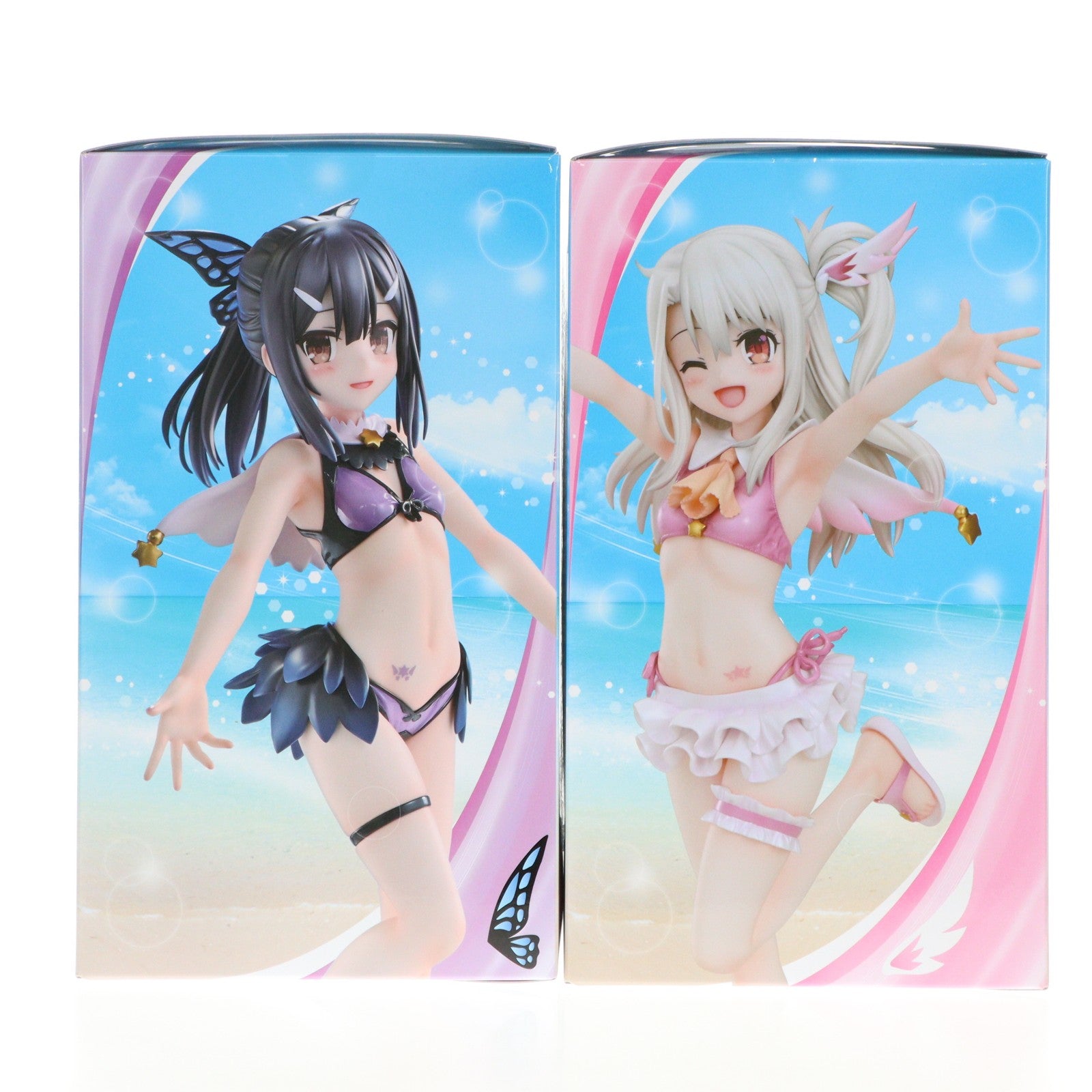 【中古即納】[FIG] FURYU HOBBY MALL限定 イリヤ&美遊 水着ver. スペシャルセット Fate/kaleid liner(フェイト/カレイドライナー) プリズマ☆イリヤ ツヴァイ! 1/7 完成品 フィギュア フリュー(20250212)