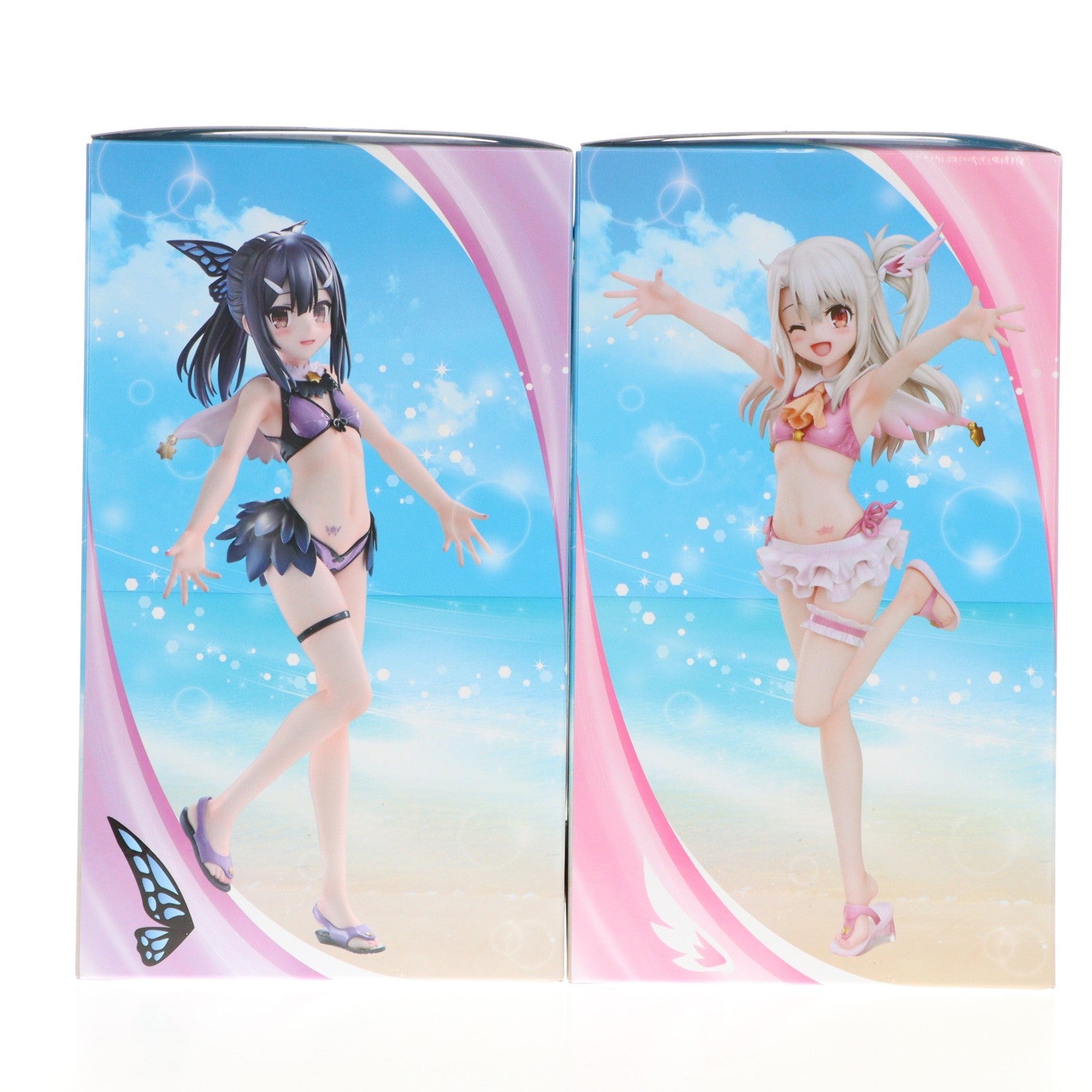 【中古即納】[FIG] FURYU HOBBY MALL限定 イリヤ&美遊 水着ver. スペシャルセット Fate/kaleid liner(フェイト/カレイドライナー) プリズマ☆イリヤ ツヴァイ! 1/7 完成品 フィギュア フリュー(20250212)