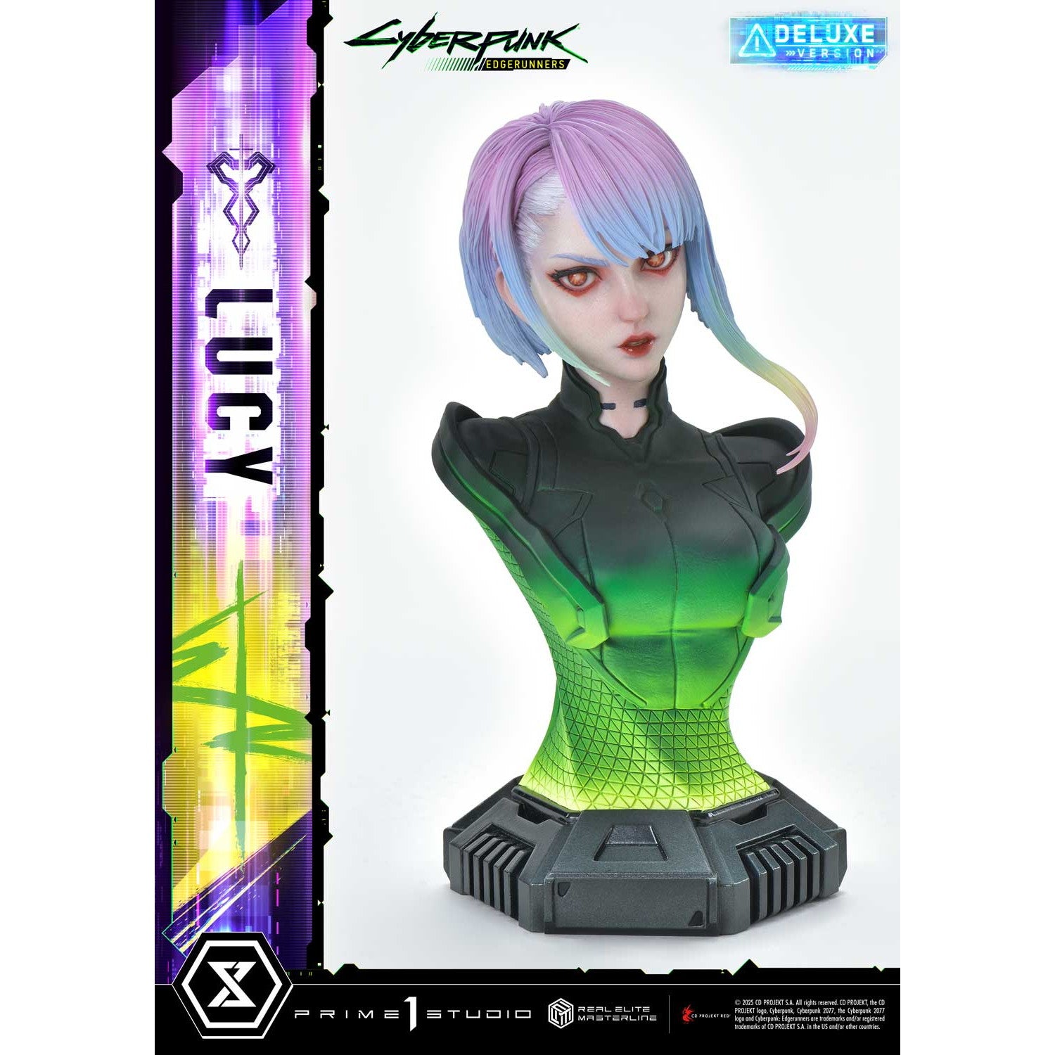 【予約安心出荷】[FIG] リアルエリートマスターライン ルーシー DX版 サイバーパンク:エッジランナーズ 1/4 スタチュー 完成品 フィギュア プライム1スタジオ(2026年10月)