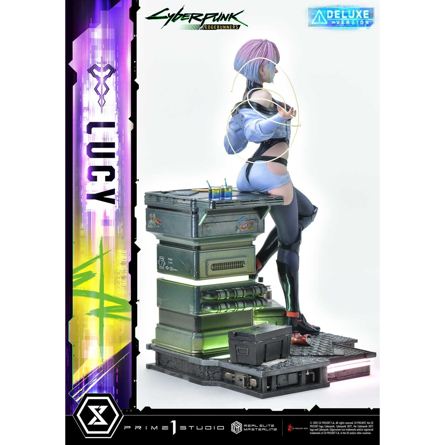 【予約安心出荷】[FIG] リアルエリートマスターライン ルーシー DX版 サイバーパンク:エッジランナーズ 1/4 スタチュー 完成品 フィギュア プライム1スタジオ(2026年10月)
