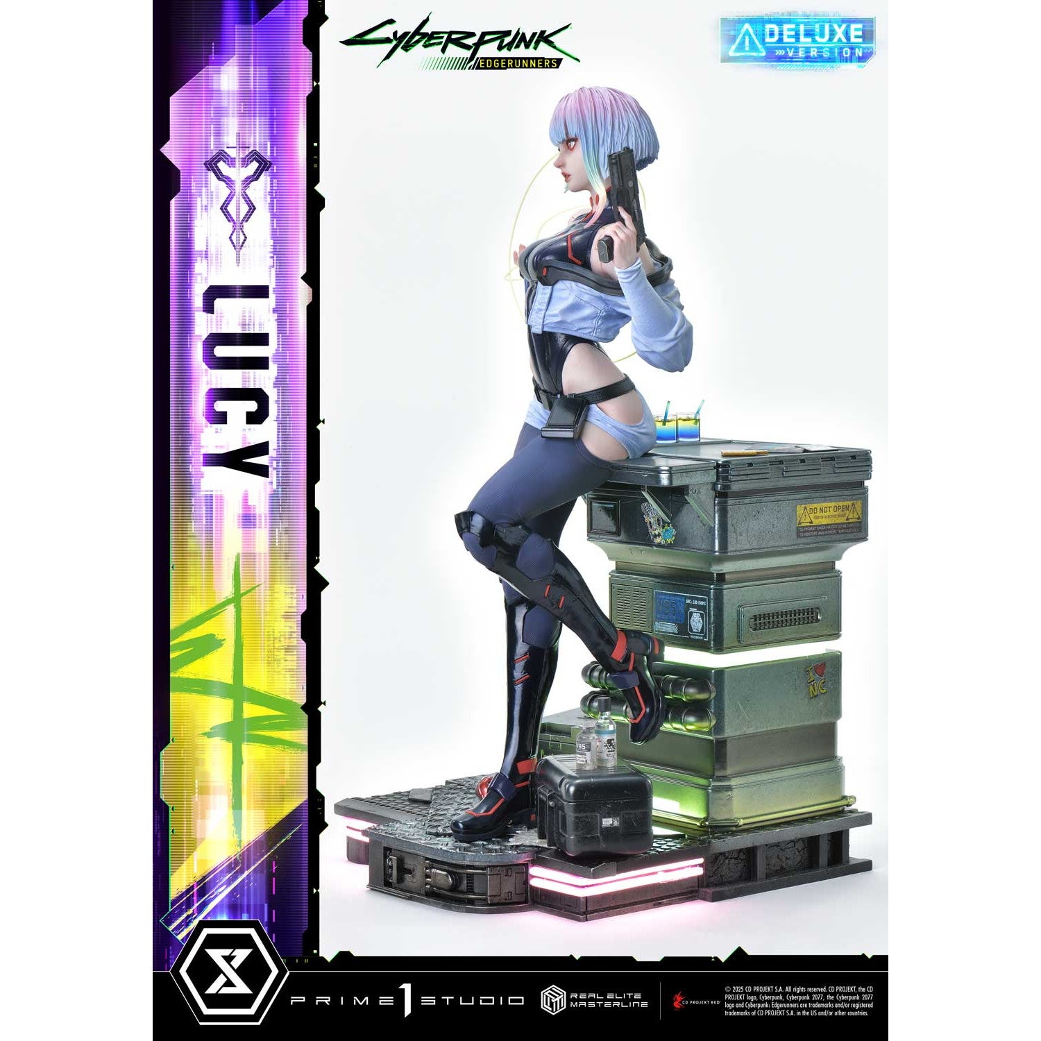 【予約安心出荷】[FIG] リアルエリートマスターライン ルーシー DX版 サイバーパンク:エッジランナーズ 1/4 スタチュー 完成品 フィギュア プライム1スタジオ(2026年10月)