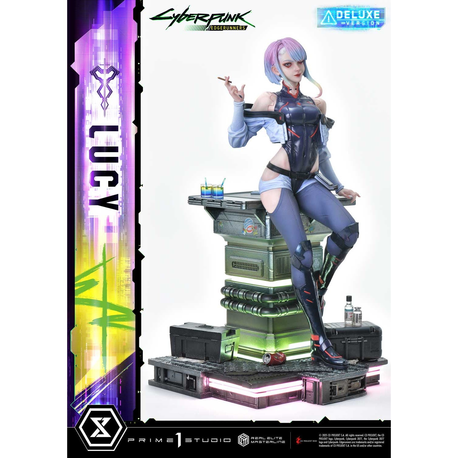 【予約安心出荷】[FIG] リアルエリートマスターライン ルーシー DX版 サイバーパンク:エッジランナーズ 1/4 スタチュー 完成品 フィギュア プライム1スタジオ(2026年10月)