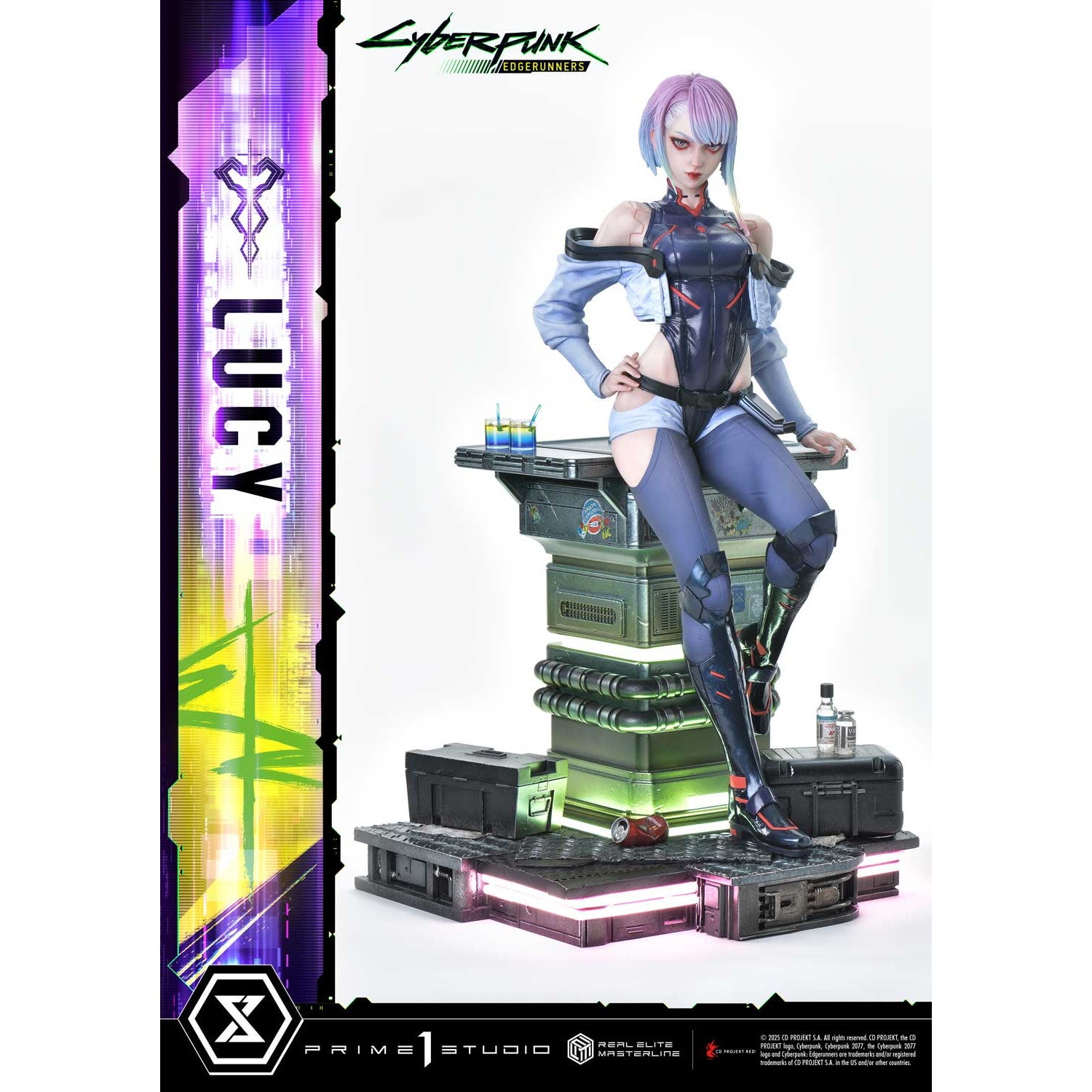 【予約安心出荷】[FIG] リアルエリートマスターライン ルーシー サイバーパンク:エッジランナーズ 1/4 スタチュー 完成品 フィギュア プライム1スタジオ(2026年10月)