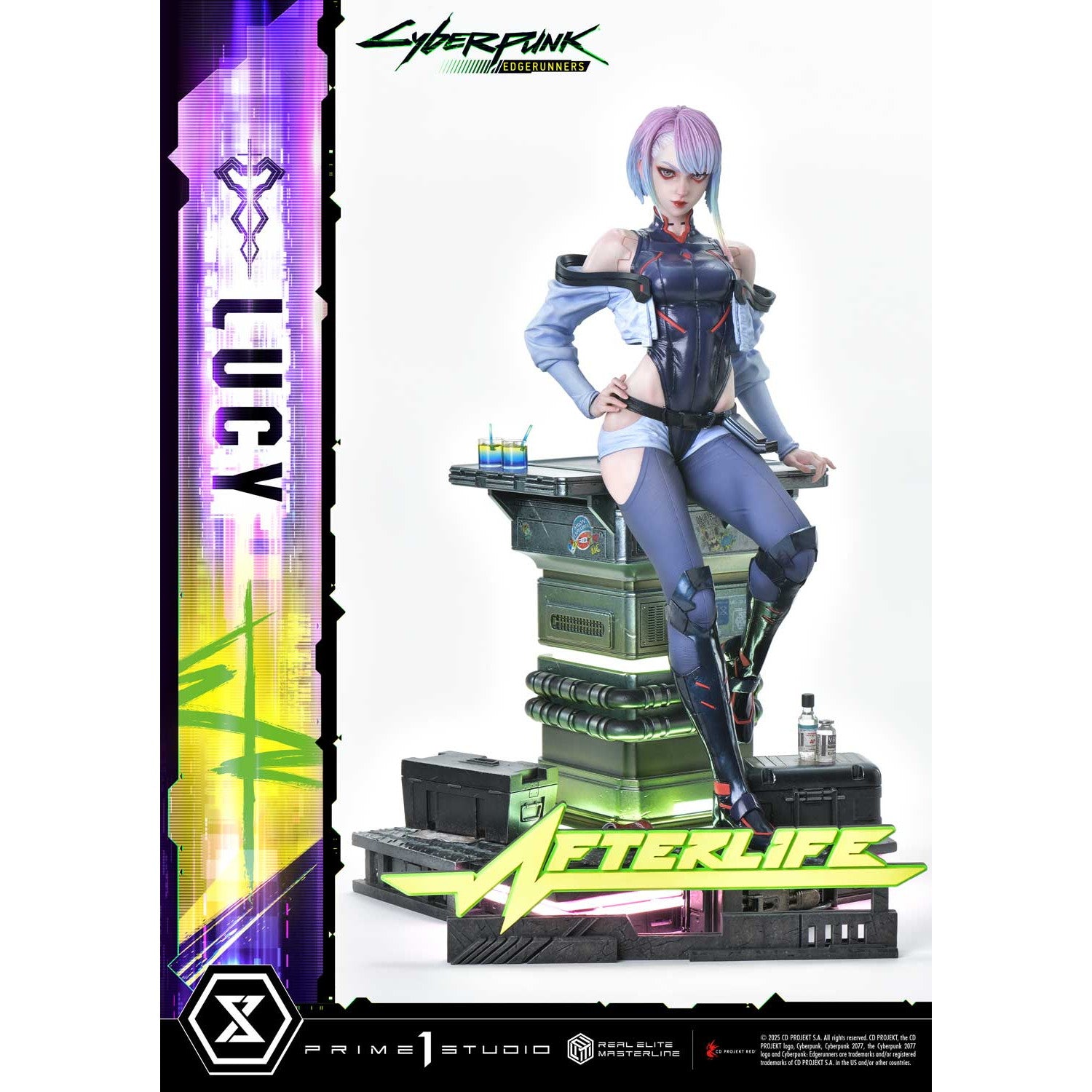 【予約安心出荷】[FIG] リアルエリートマスターライン ルーシー サイバーパンク:エッジランナーズ 1/4 スタチュー 完成品 フィギュア プライム1スタジオ(2026年10月)