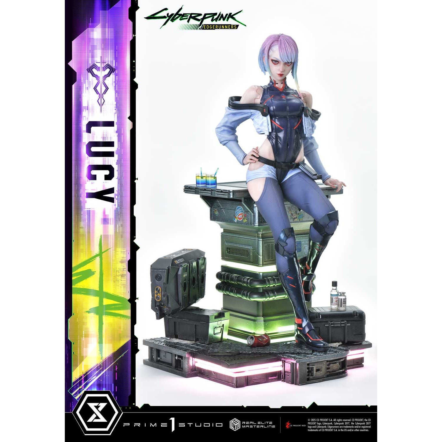 【予約安心出荷】[FIG] リアルエリートマスターライン ルーシー サイバーパンク:エッジランナーズ 1/4 スタチュー 完成品 フィギュア プライム1スタジオ(2026年10月)