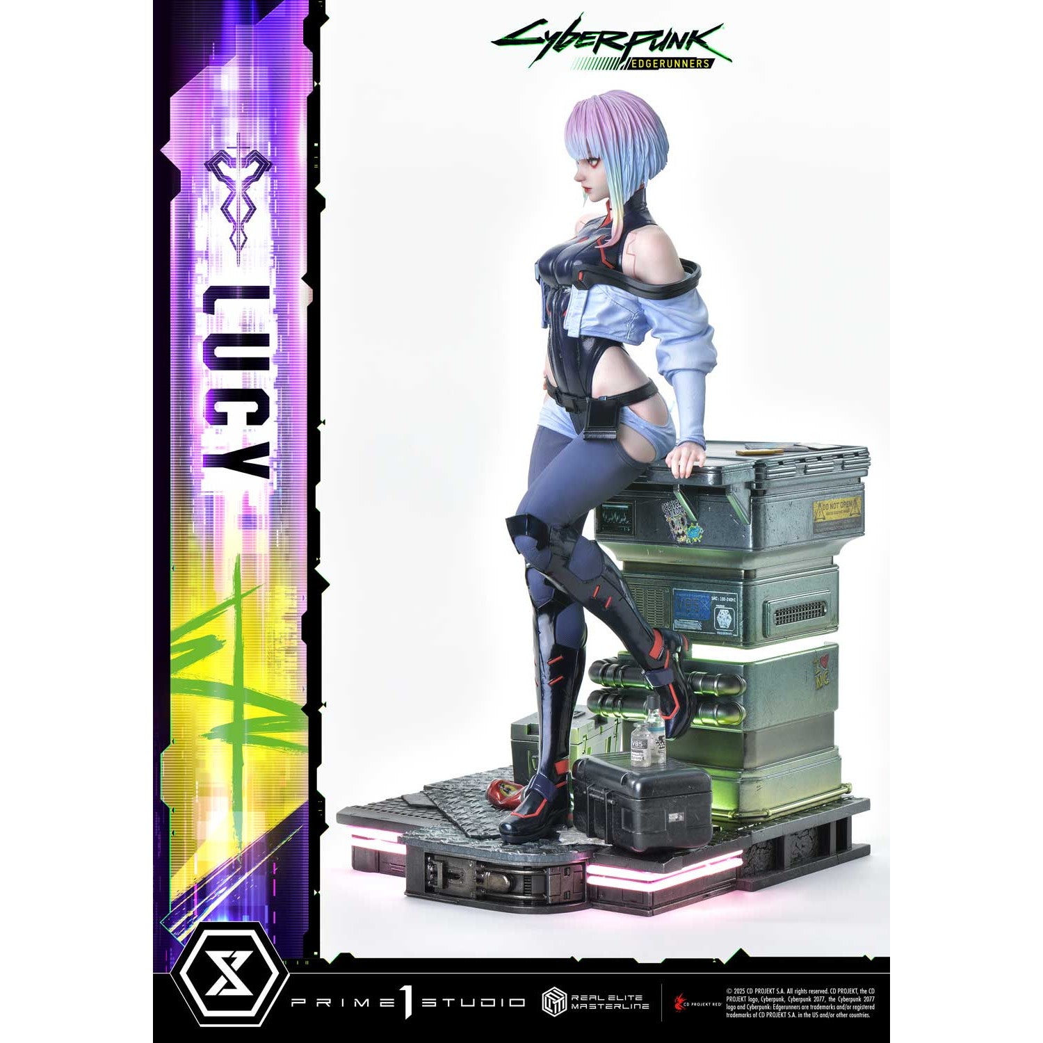 【予約安心出荷】[FIG] リアルエリートマスターライン ルーシー サイバーパンク:エッジランナーズ 1/4 スタチュー 完成品 フィギュア プライム1スタジオ(2026年10月)