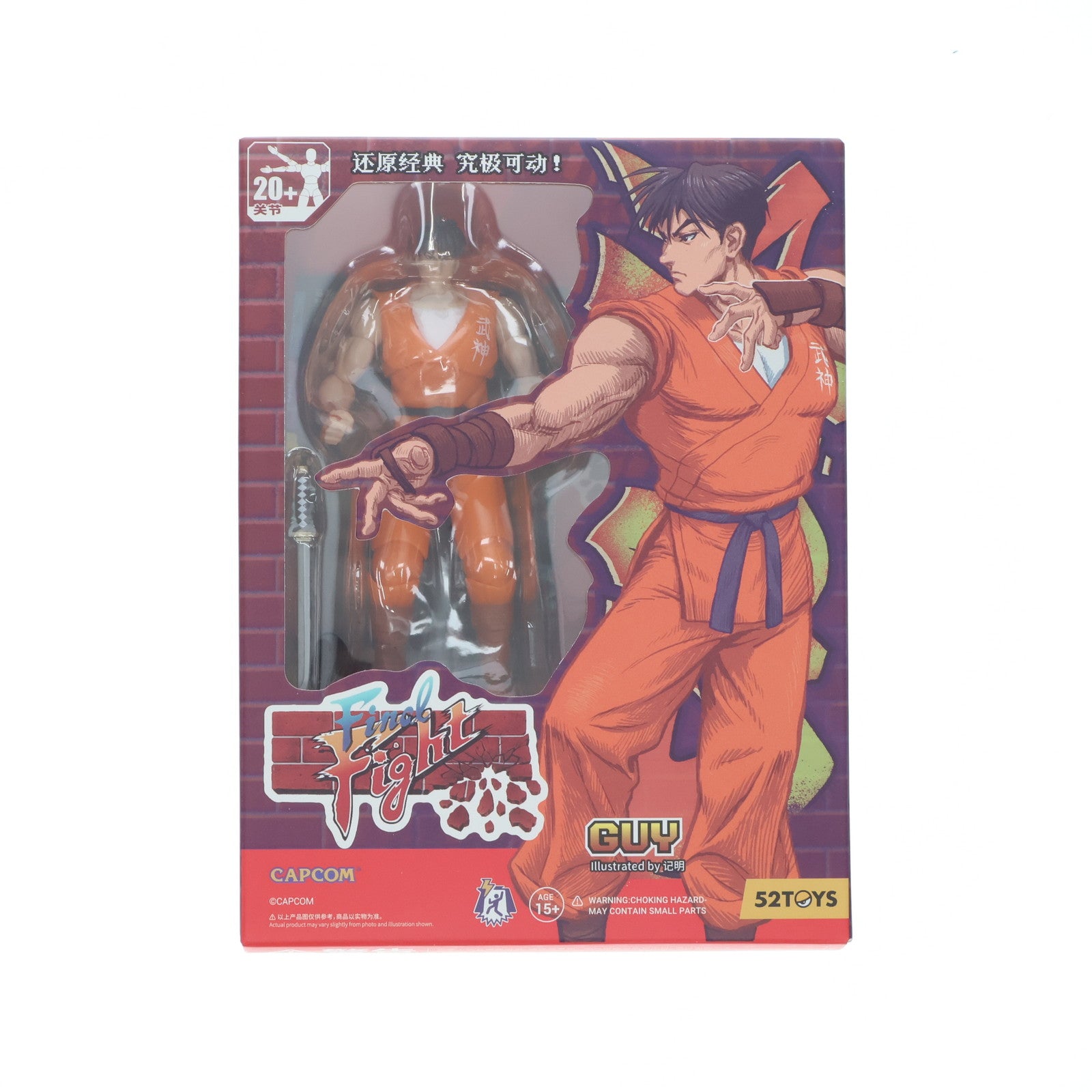 【中古即納】[FIG] 3.75'シリーズ ガイ ファイナルファイト 完成品 アクションフィギュア 52TOYS(20241231)