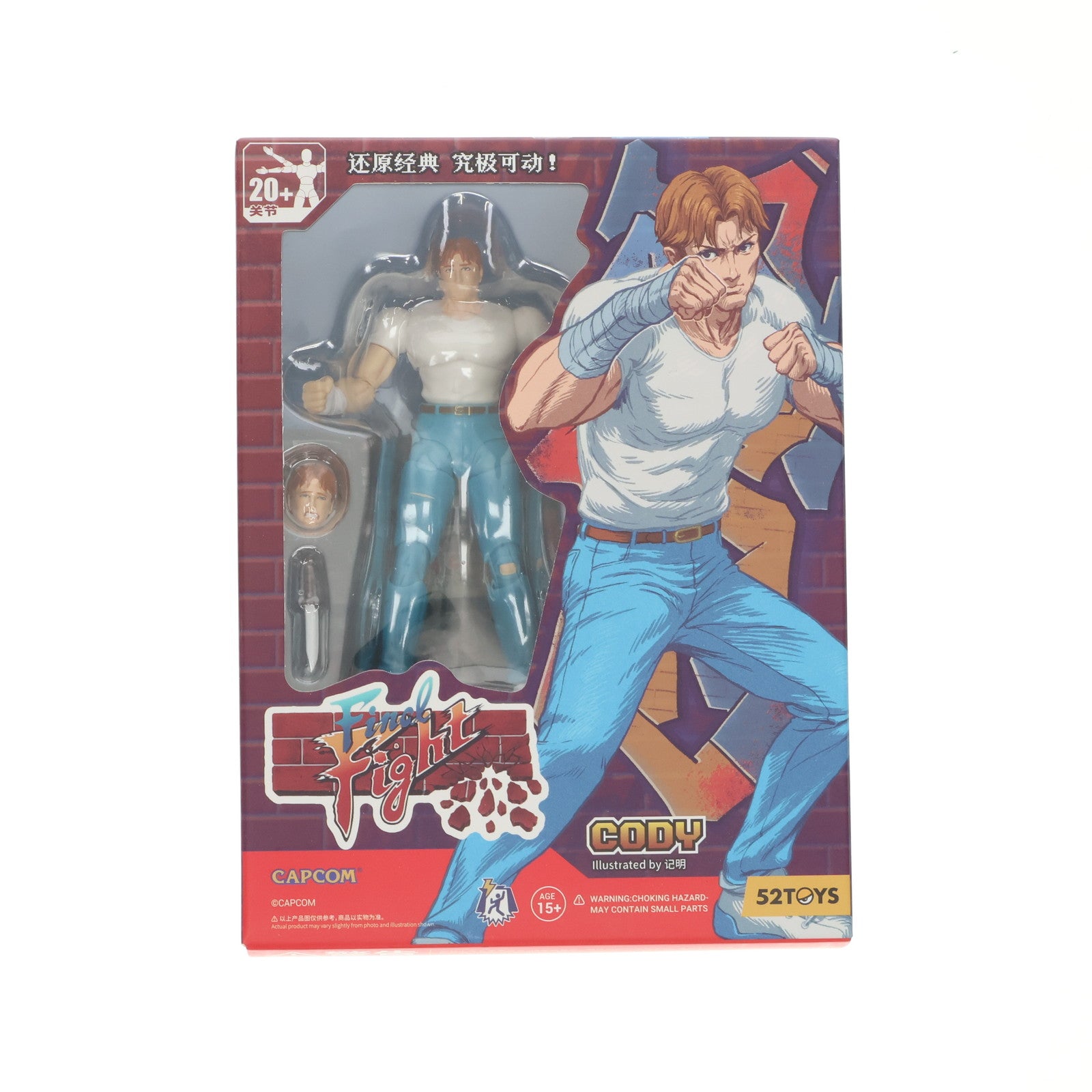 【中古即納】[FIG] 3.75'シリーズ コーディー ファイナルファイト 完成品 アクションフィギュア 52TOYS(20241231)