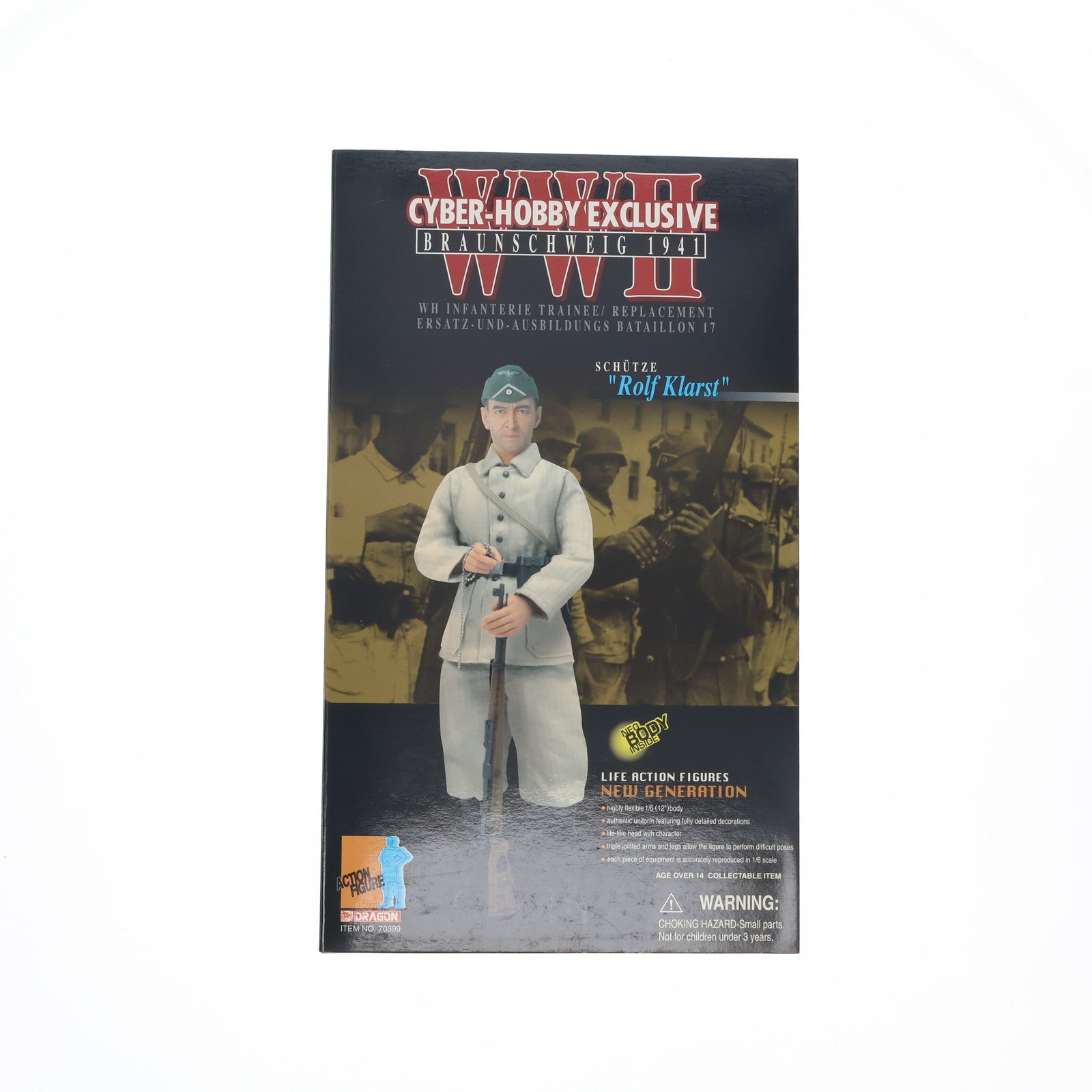 【中古即納】[FIG] サイバーホビー限定 WWII BRAUNSCHWEIG 1941 Rolf Klarst 1/6 完成品 可動フィギュア(70399) DRAGON(ドラゴン)(20051231)