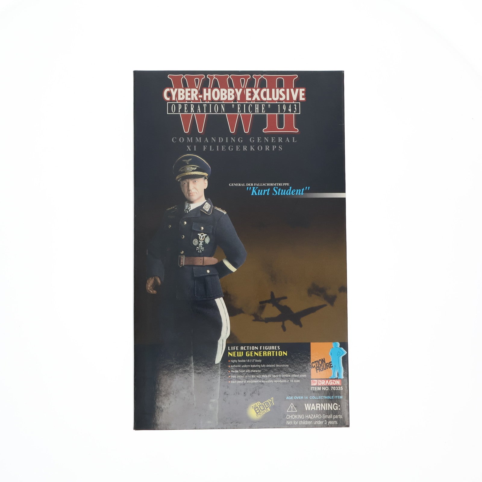 【中古即納】[FIG] サイバーホビー限定 WWII Commanding General XI Fliegerkorps Kurt Student 1943 1/6 完成品 可動フィギュア(70335) DRAGON(ドラゴン)(20041231)