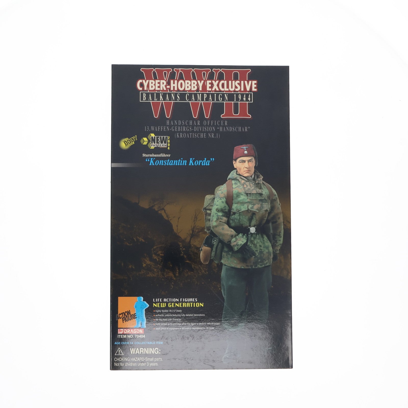 【中古即納】[FIG] サイバーホビー限定 WWII Balkan Campaign 1944 Handschar Officer Konstantin Korda 1/6 完成品 可動フィギュア(70404) DRAGON(ドラゴン)(20051231)