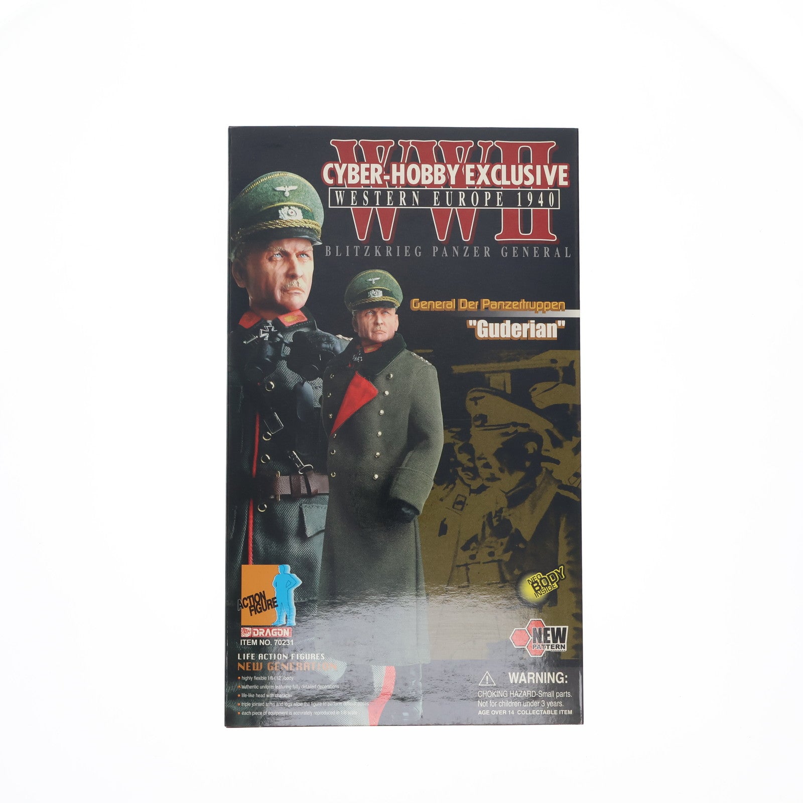 【中古即納】[FIG] サイバーホビー限定 WWII Western Europe 1940 General Der Panzertruppen Guderian 1/6 完成品 可動フィギュア(70231) DRAGON(ドラゴン)(19991231)