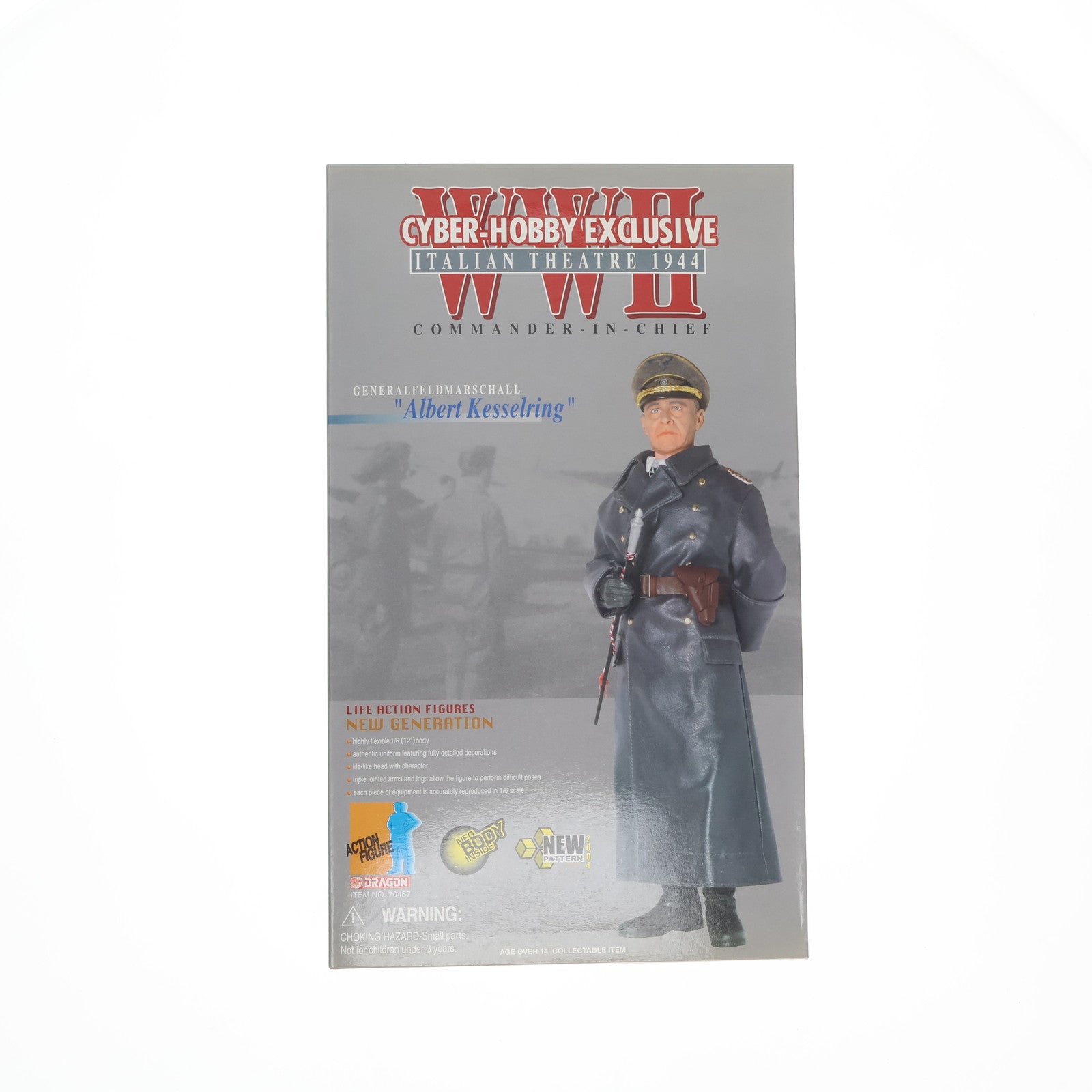 【中古即納】[FIG] サイバーホビー限定 WWII Generalfeldmarschall Albert Kesselring Commander in Chief Soutwest 1/6 完成品 可動フィギュア(70457) DRAGON(ドラゴン)(19991231)