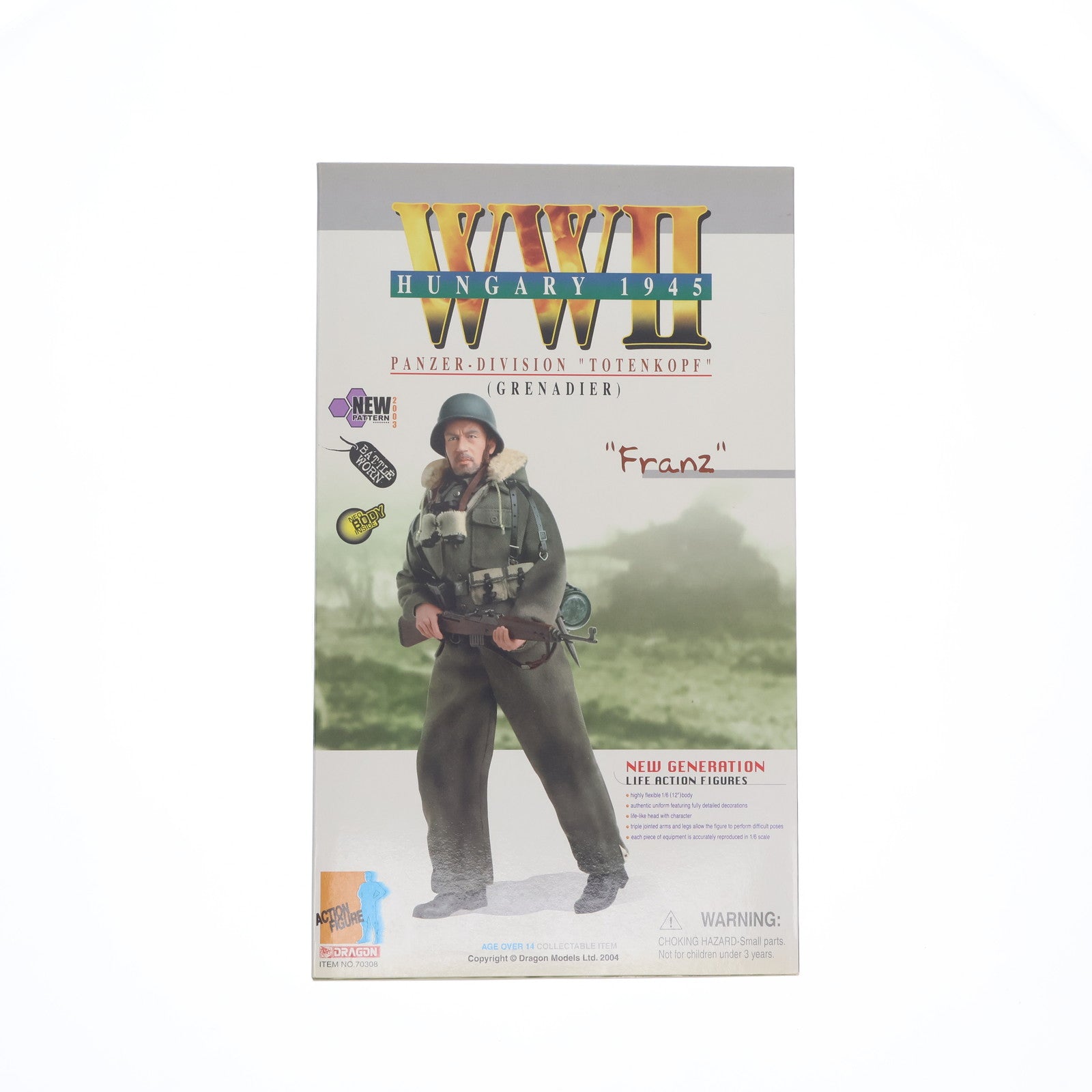 【中古即納】[FIG] WWII Franz Panzer-Division Totenkopf Hungary 1945(Grenadier) 1/6 完成品 可動フィギュア(70308) DRAGON(ドラゴン)(20041231)
