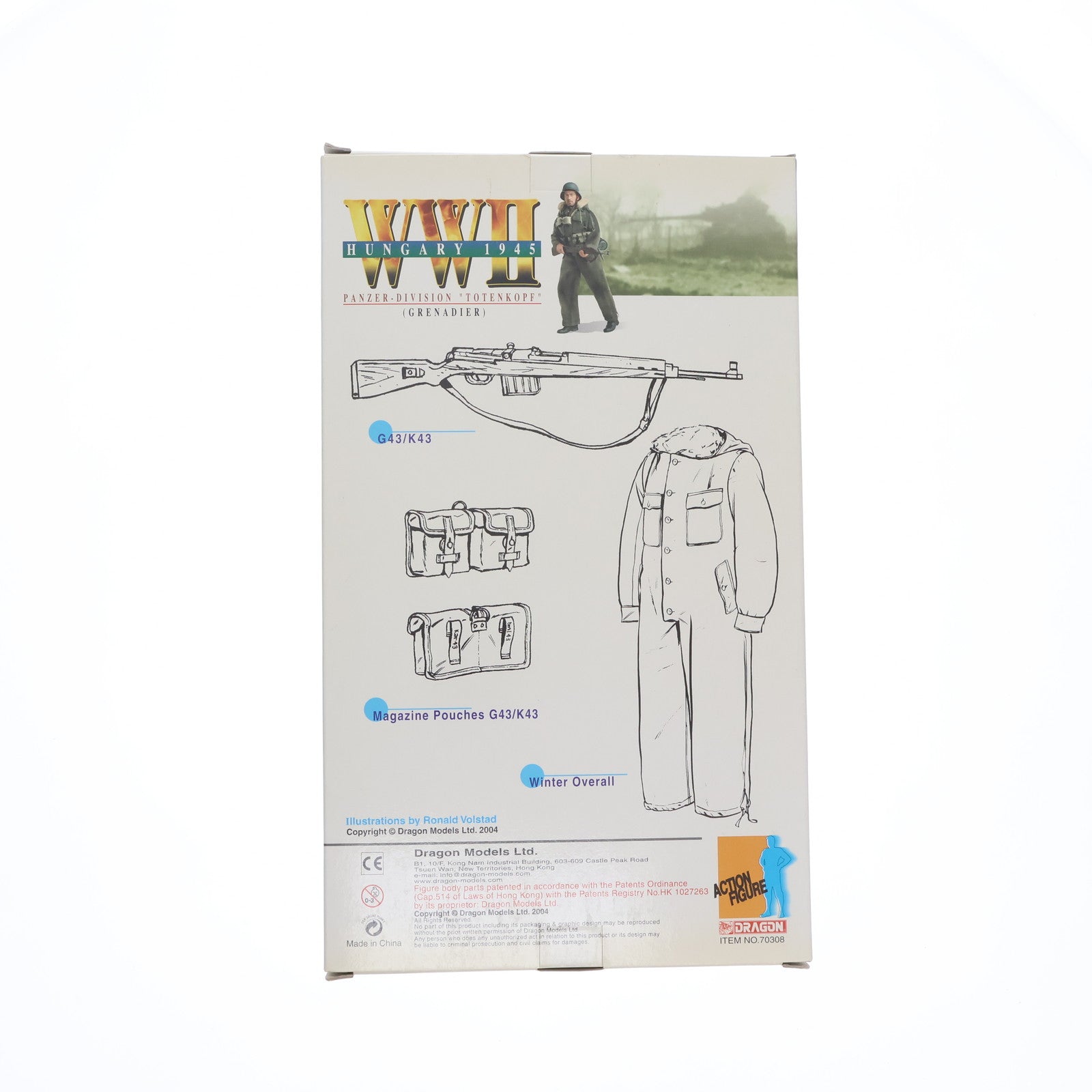 【中古即納】[FIG] WWII Franz Panzer-Division Totenkopf Hungary 1945(Grenadier) 1/6 完成品 可動フィギュア(70308) DRAGON(ドラゴン)(20041231)