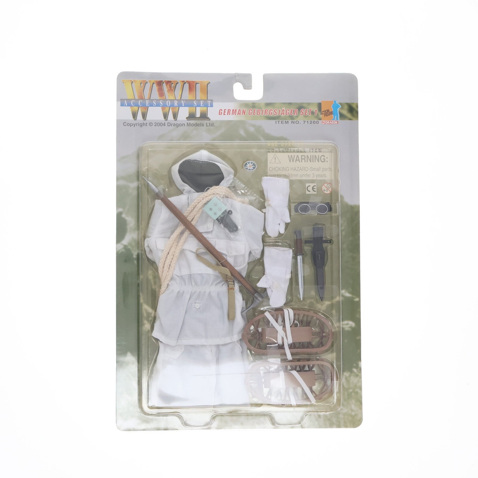 【中古即納】[FIG] WWII Accessory Set German Gebirgsjager Set 1 1/6 フィギュア用アクセサリ(71200) DRAGON(ドラゴン)(20041231)