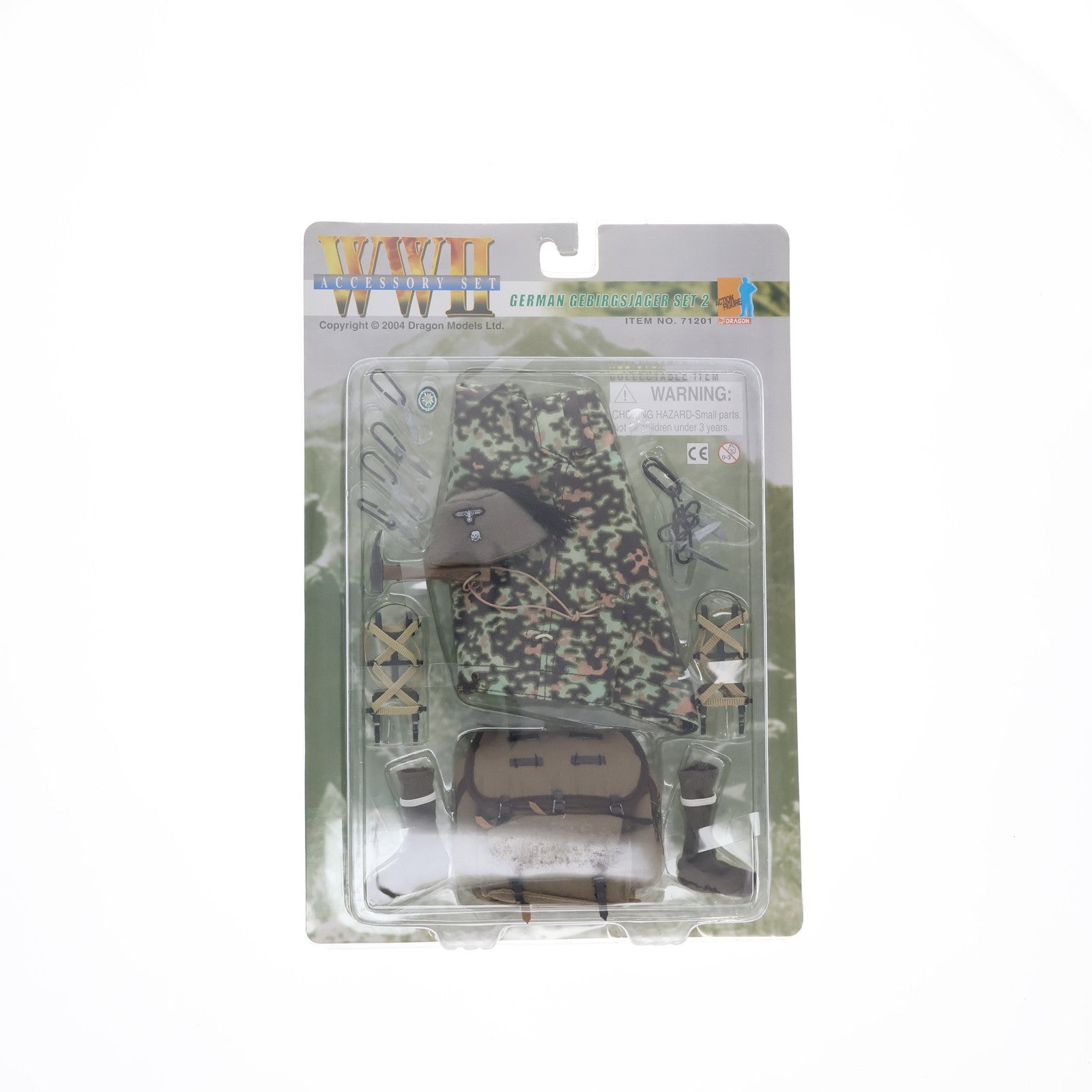 【中古即納】[FIG] WWII Accessory Set German Gebirgsjager Set 2 1/6 フィギュア用アクセサリ(71201) DRAGON(ドラゴン)(20041231)